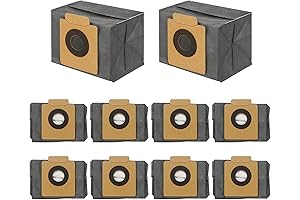 10 Pack Vacuum Bags Kit, A Perfect Match Compatible with Eufy Clean