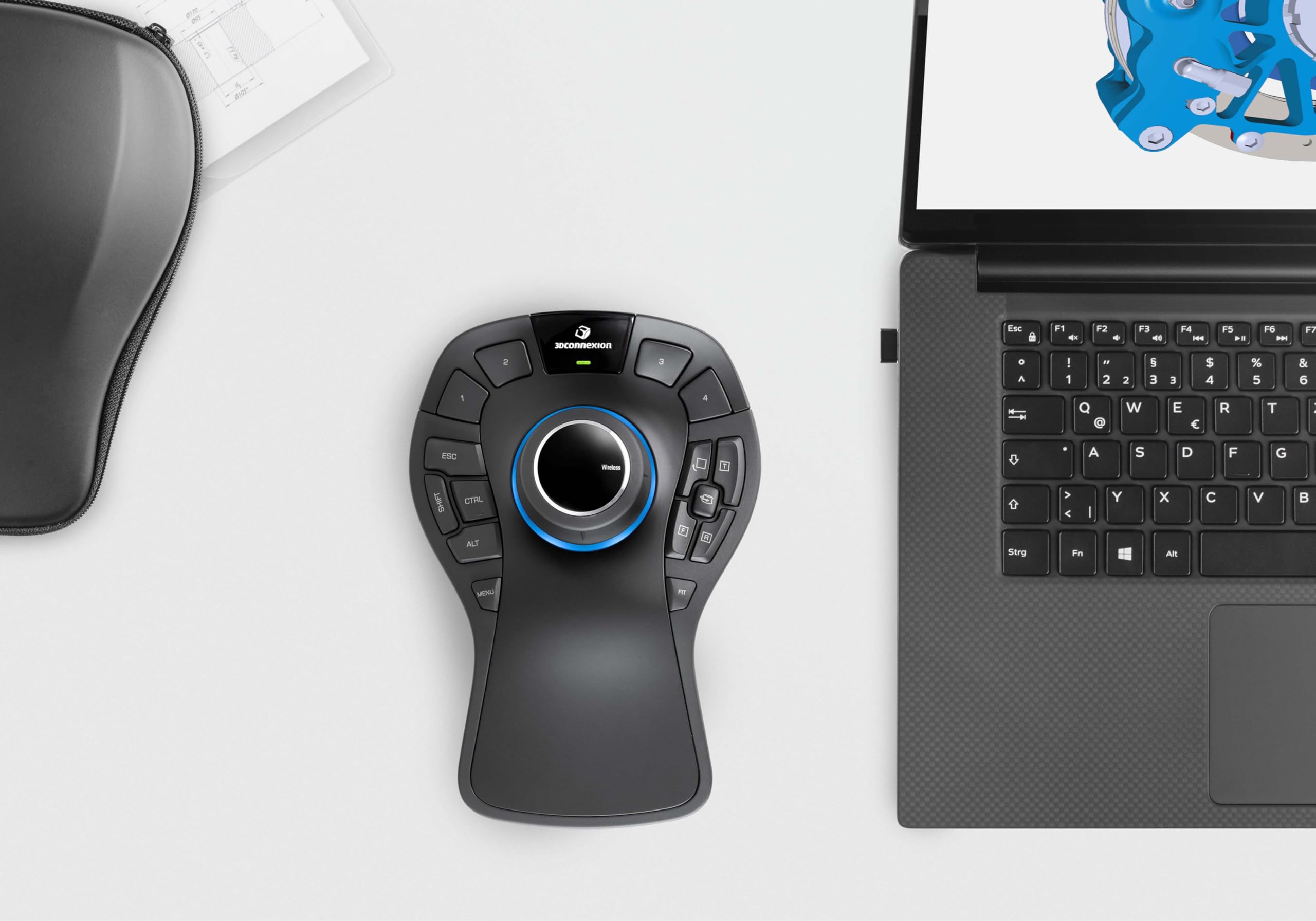 3Dconnexion CAD Mouse SpaceMouse Pro Wireress SMPW (3DX-700119