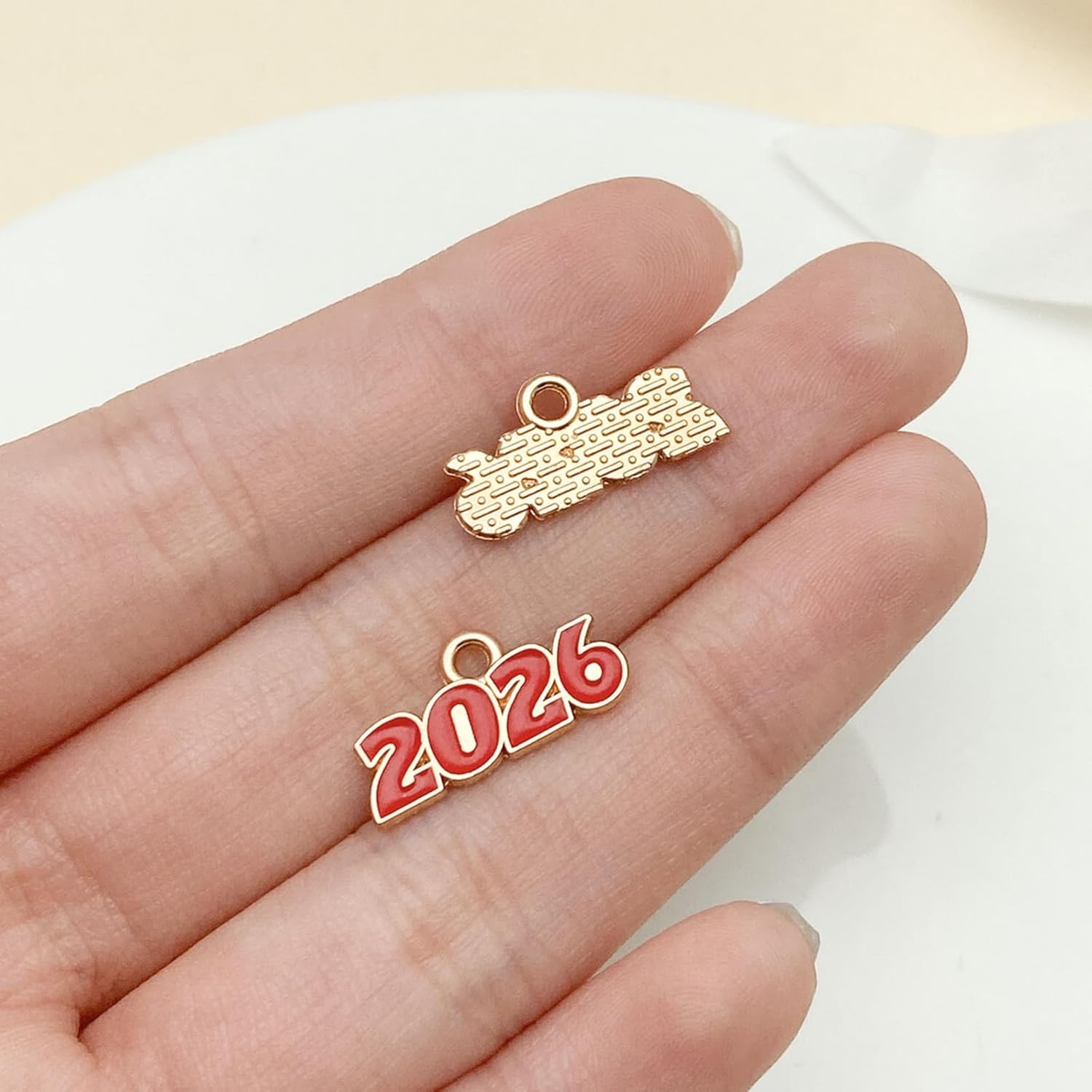 Xeahung 30 Pcs Alloy Year Charms 2026 Graduation Pendant 2026 Graduation Charms for Bracelets Graduation Tassel Earrings Keychain Jewelry Making Accessory DIY Crafting Wedding Decor - Image 5