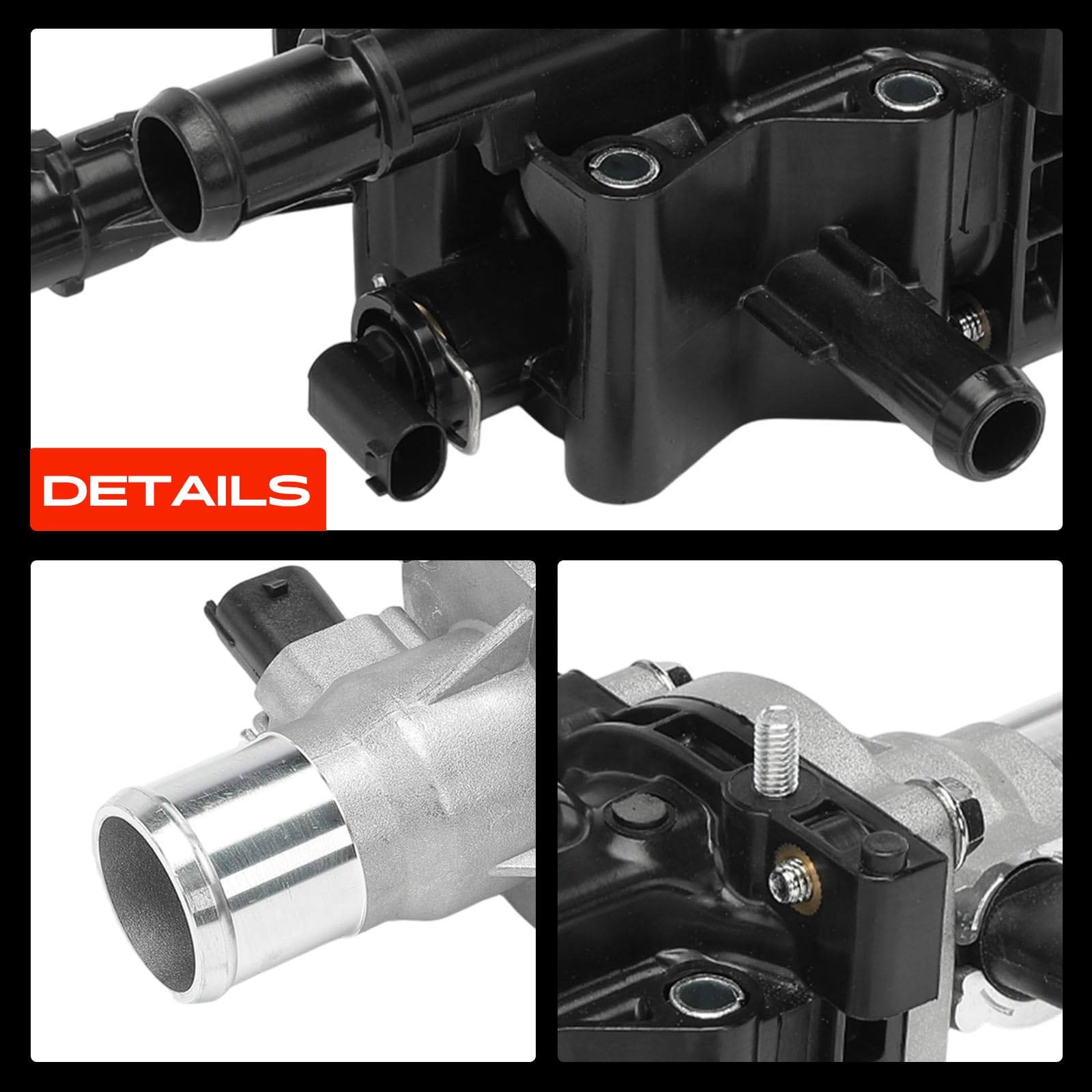 Frankberg Refrigerante del Termostato Benzina Compatibile con Astra J P10 1.6L Mokka/Mokka X J13 1.6L Astra J GTC 1.6L Orlando J309 1.8L Cruze J300 1.6L Replace# 1581766