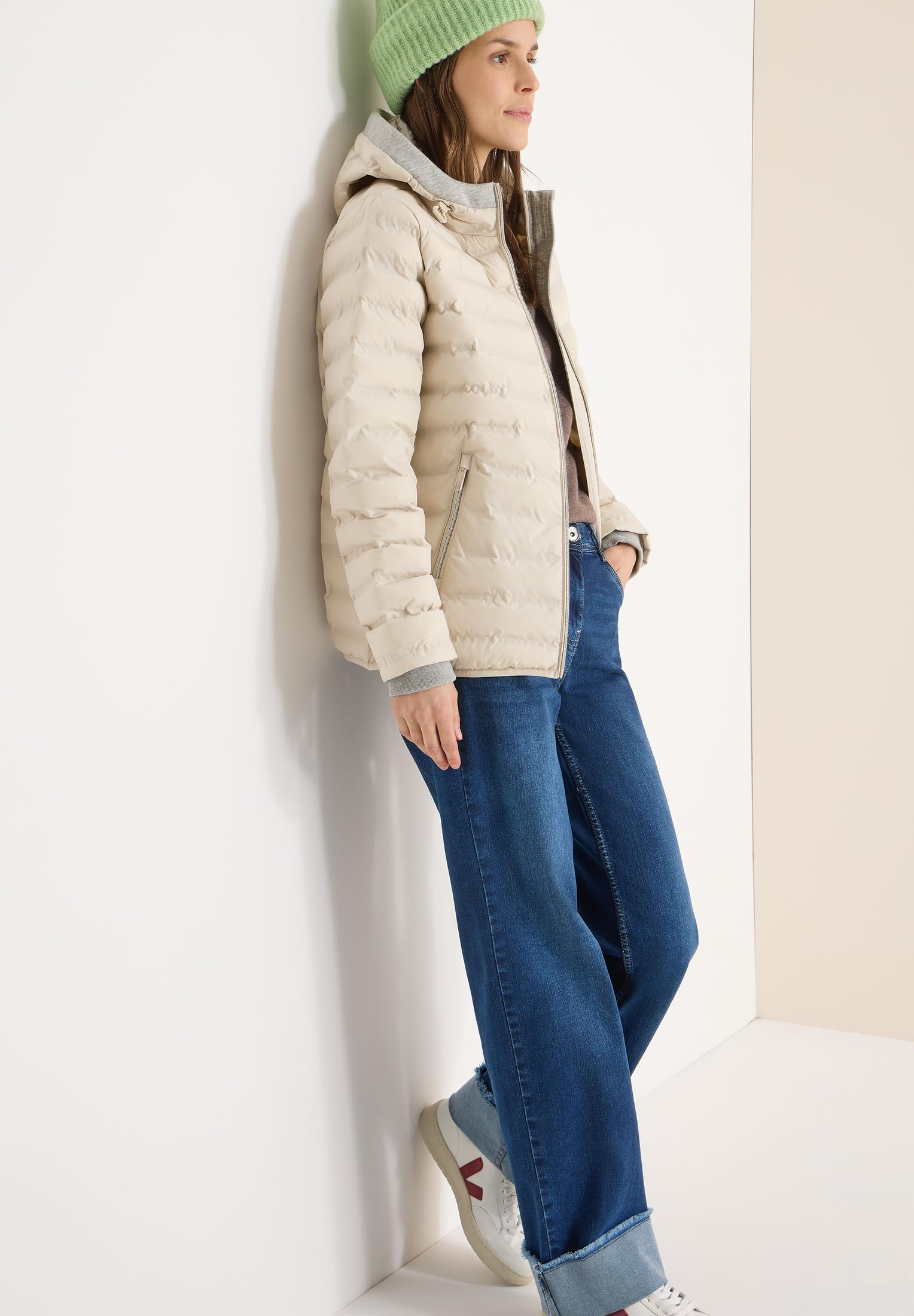 Cecil Damen Jacke in Welded-Optik