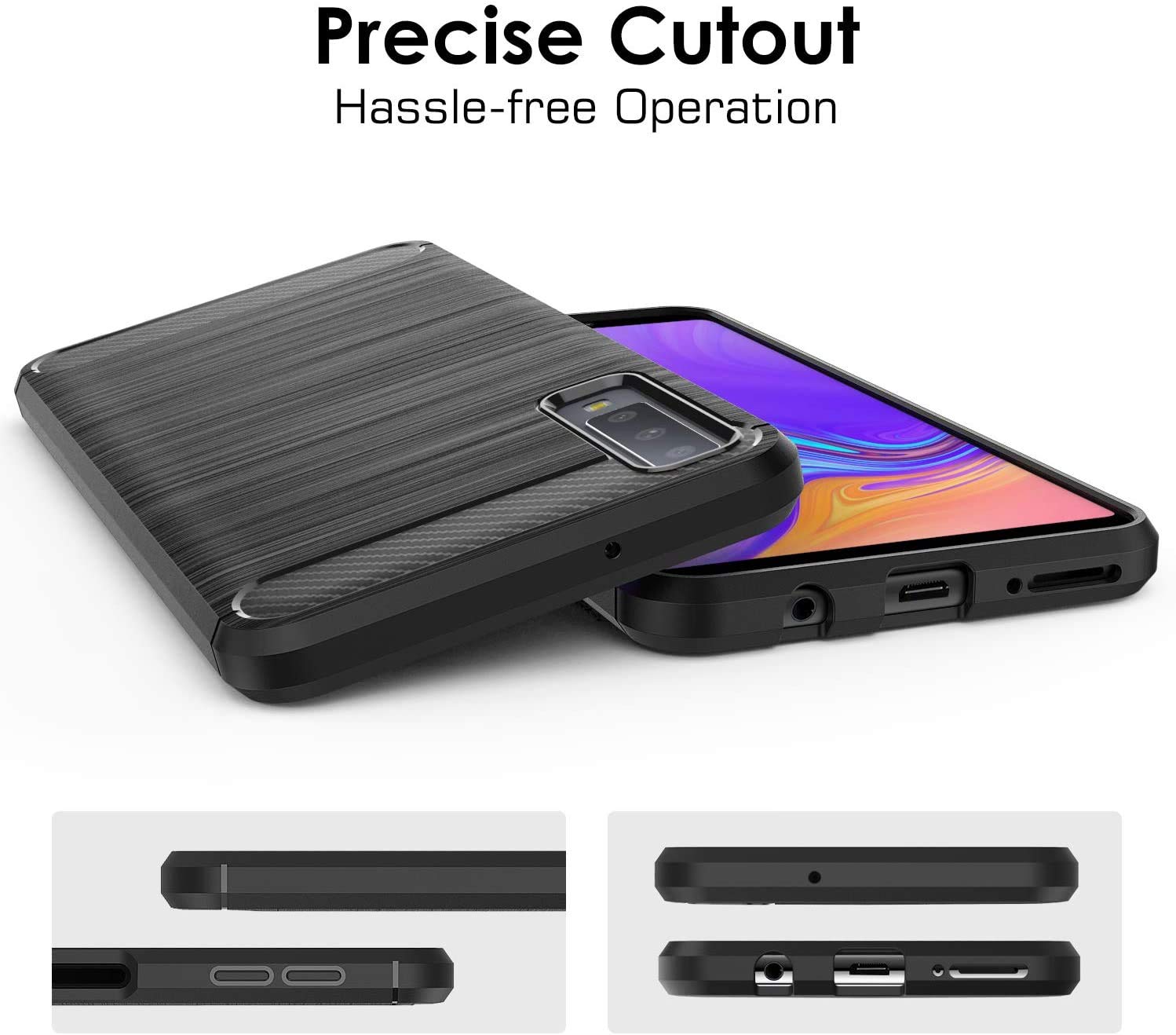 Galaxy - SAMSUNG Galaxy A7 ブルー　クリアソフトケース付き Amazon.co.jp: Galaxy A7 (2018) ソフトケース カバー TPU