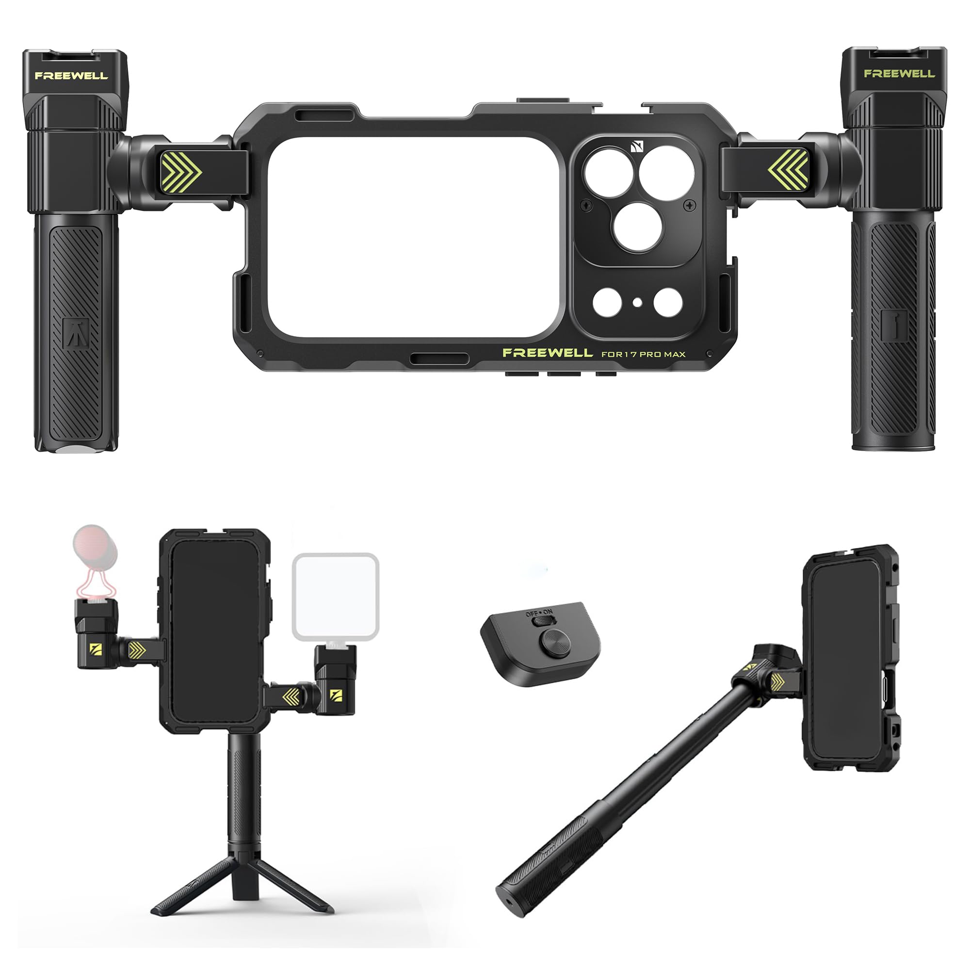 Amazon.com: Freewell Genius Rig Cage for iPhone 17 Pro Max