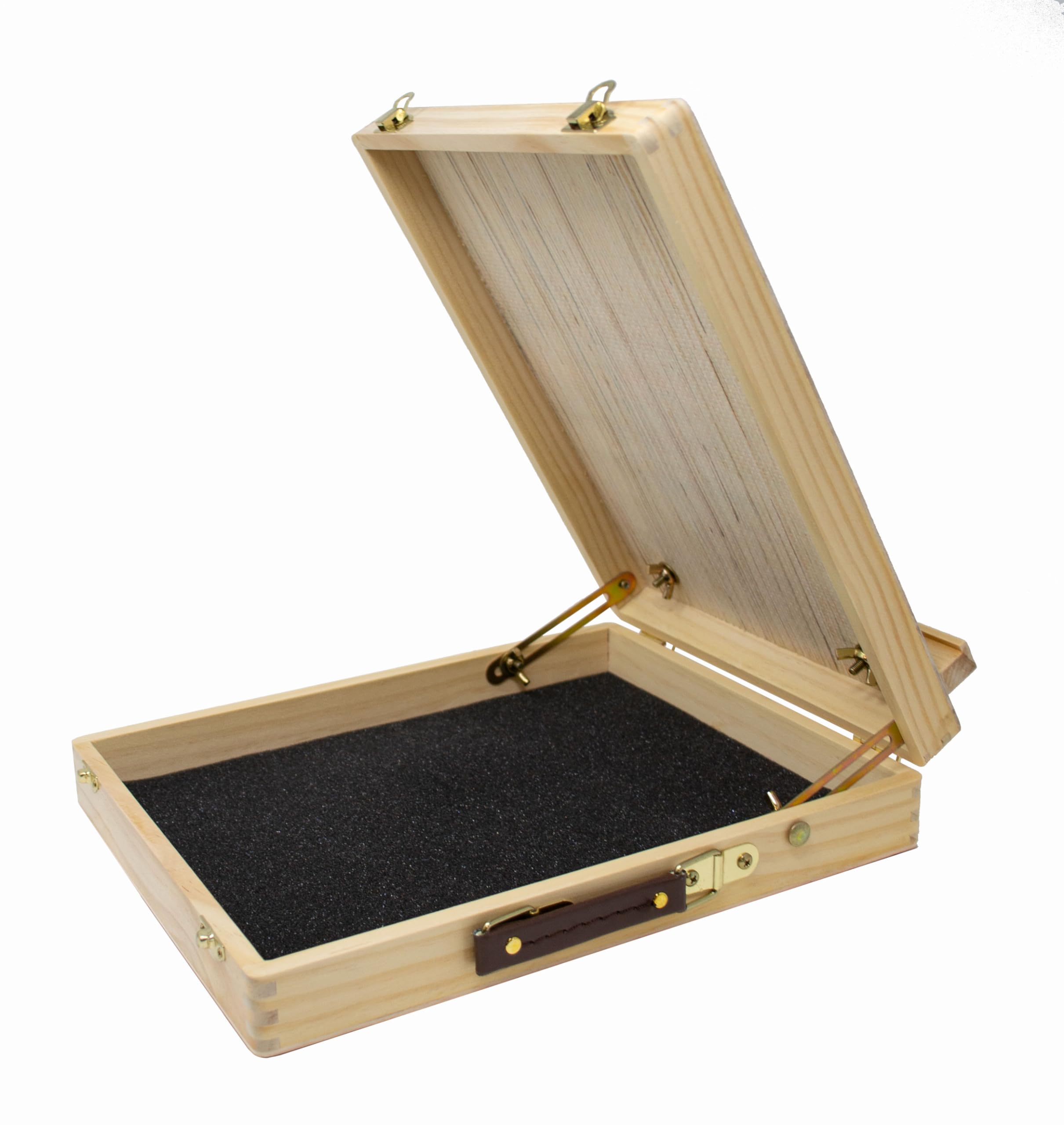 Studio 22 Hafren Pine Artist's Painting Table Box Easel, Brown - Image 3