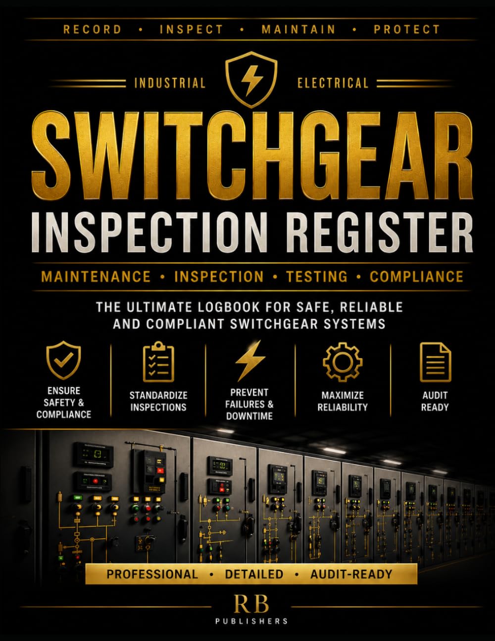 Switchgear Inspection Register: Professional Record Book for Equipment Identification, Inspection Records, Defect Reporting, Corrective Actions, ... Audit Documentation and Compliance Tracking