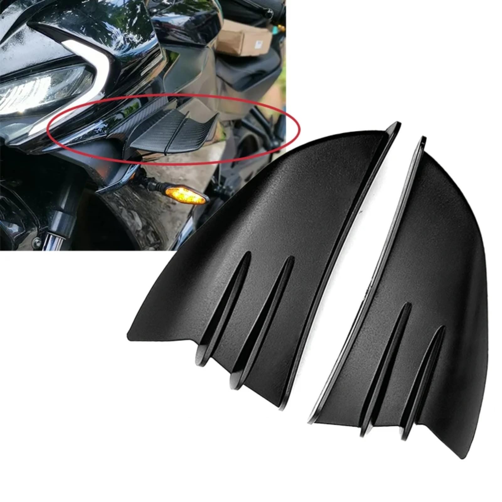 Amazon | バイク用サイドスポイラー Compatible With ZX-10R For ZX
