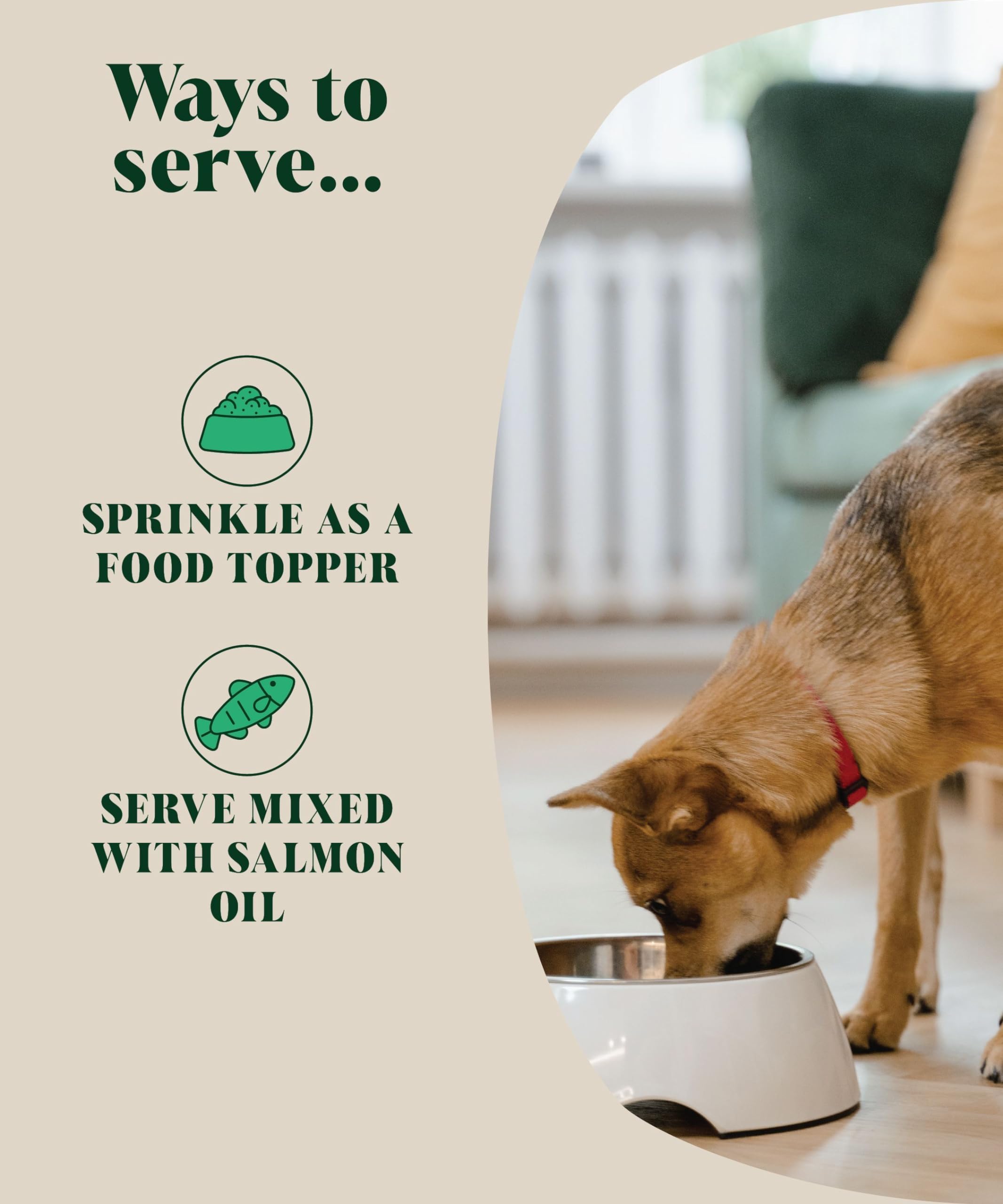 Natural Flea & Tick for Dogs | Effective Powdered Flea Repellent | Food Supplement | 200 grams | 80 Daily Servings | Hackney Dog House