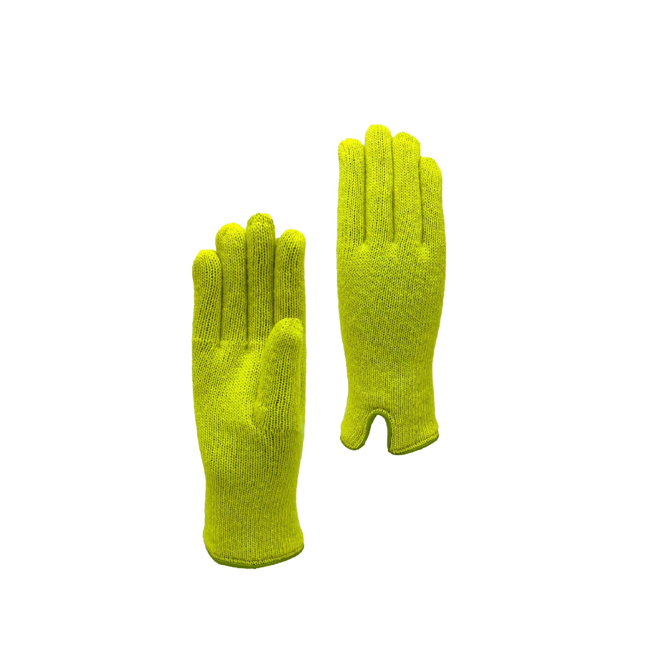 Gants en laine doublés en cachemire avec bords en cuir - Femmes - Artisanaux - Fabriqué en Italie