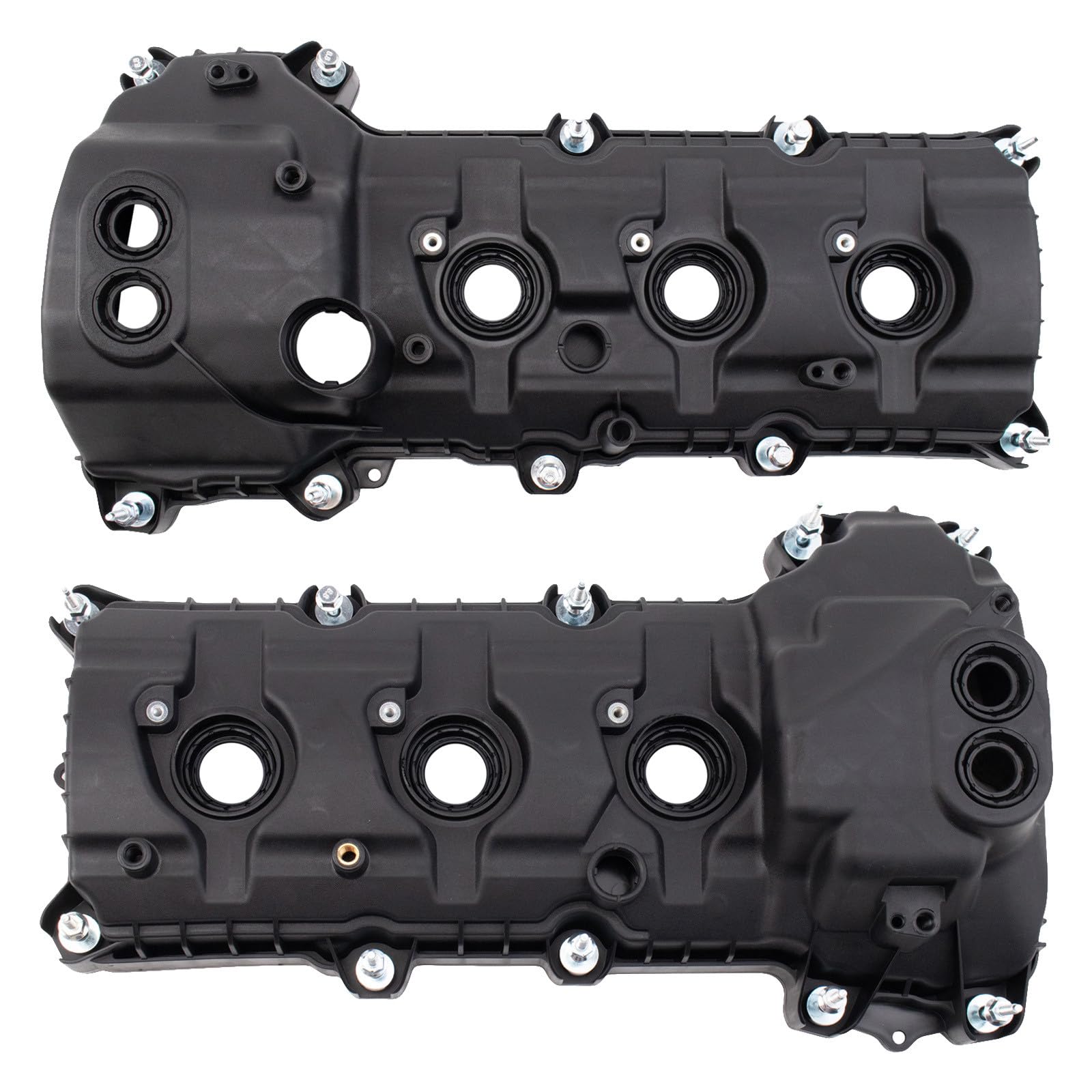 TRQ Valve Cover Set Compatible with 2011-2019 Ford 2011-2019 Lincoln