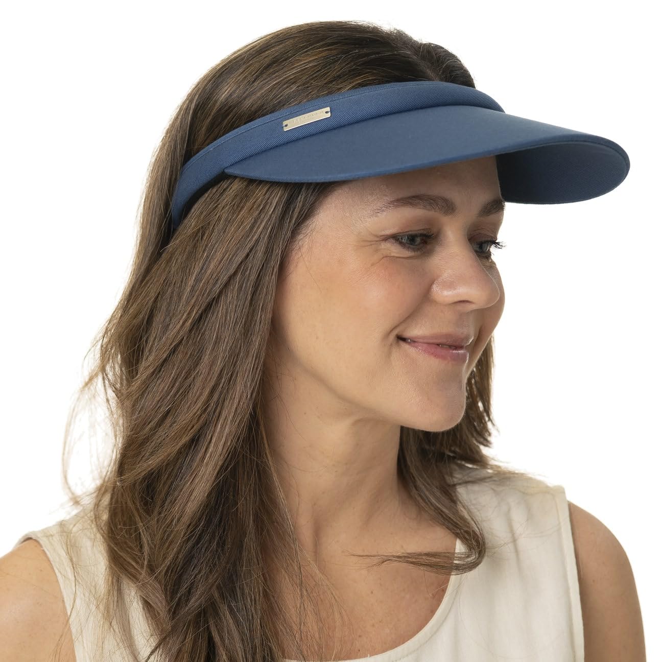 Seeberger Azalee Visor Baumwolle Baumwollvisor Sonnenvisor Sonnenschutz Blendschutz Strandvisor Damenvisor Mit Schirm