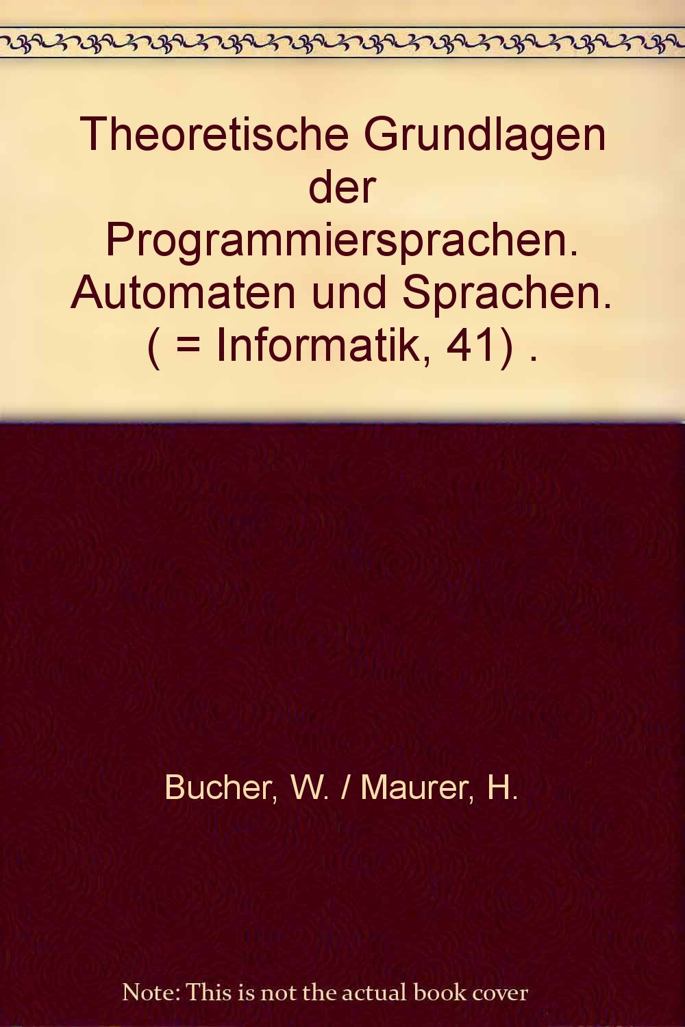 Theoretische Grundlagen der Programmiersprachen (Informatik)