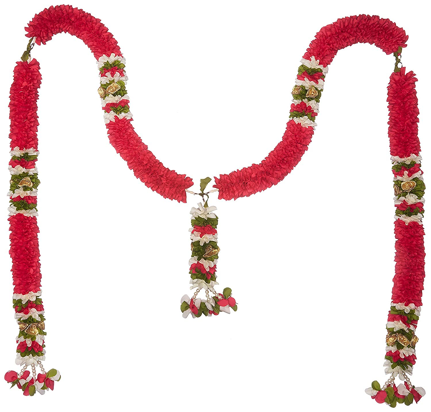 Suspension de porte Thoma rose et blanc au design épuré et poétique