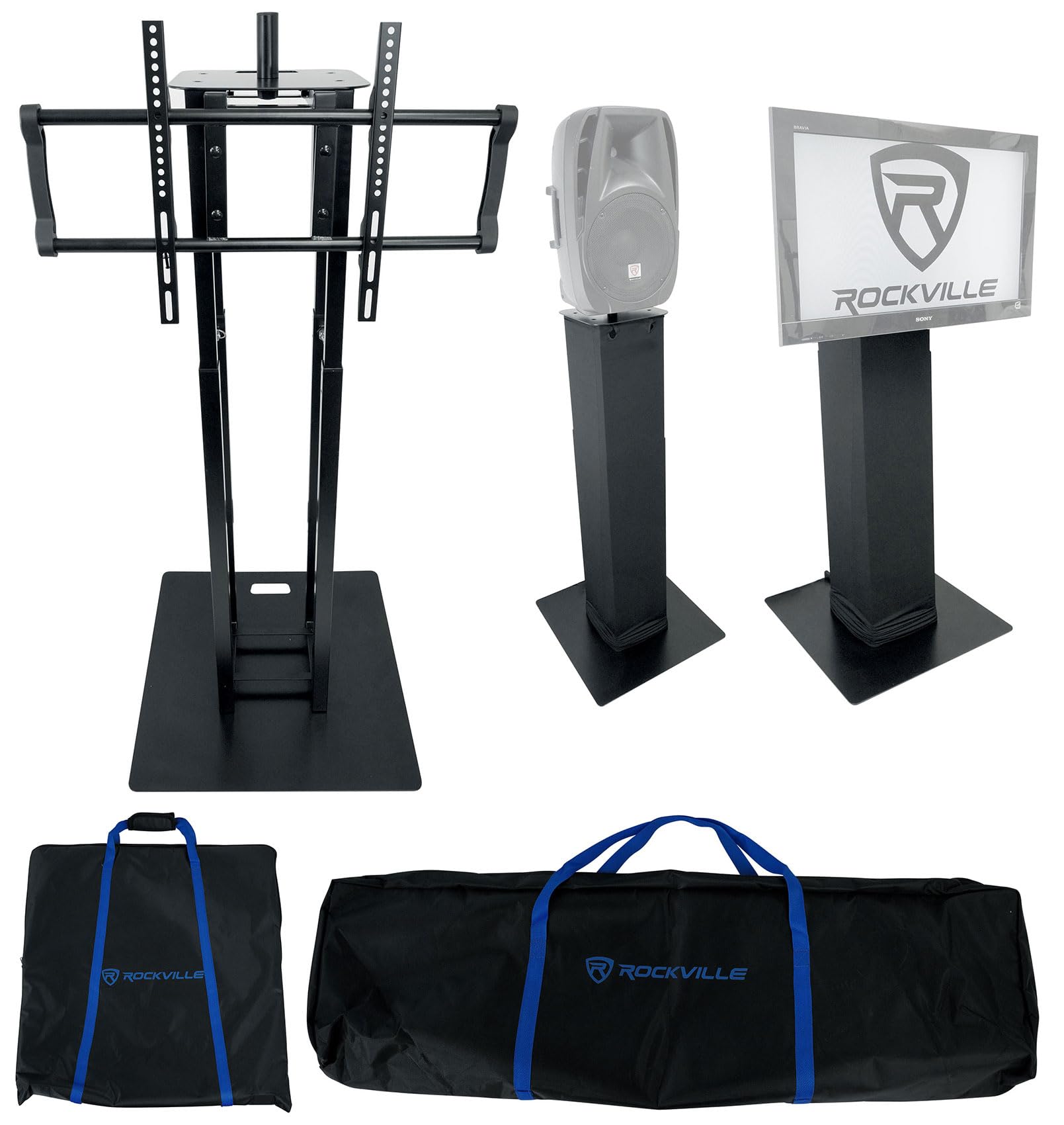 Amazon.com: Rockville RTP33-TV Black Totem DJ Speaker/Lighting