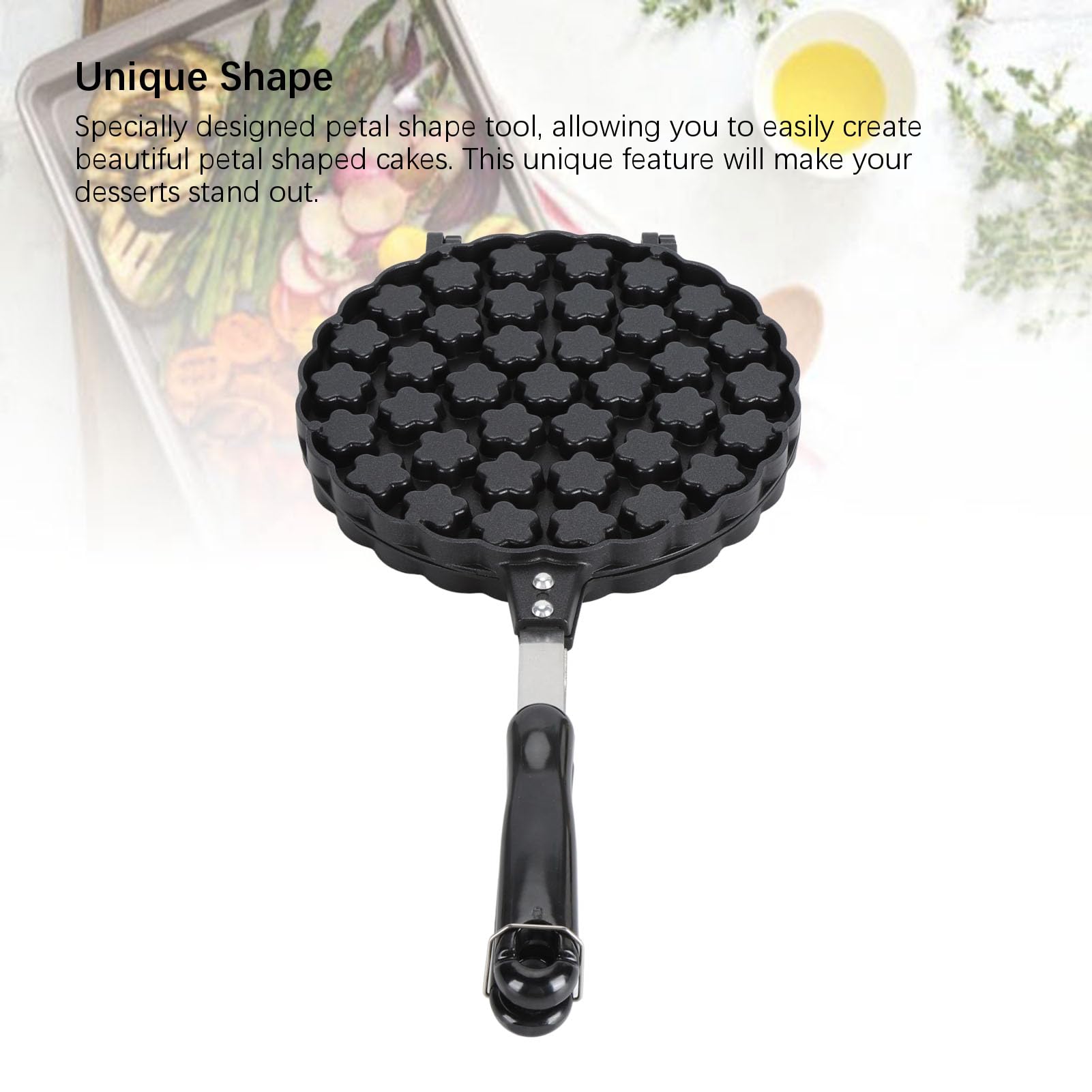 Pannatura versatile da forno, in lega di alluminio, a forma di petalo unica per belle torte, multifunzionale per piccole torte e cioccolatini