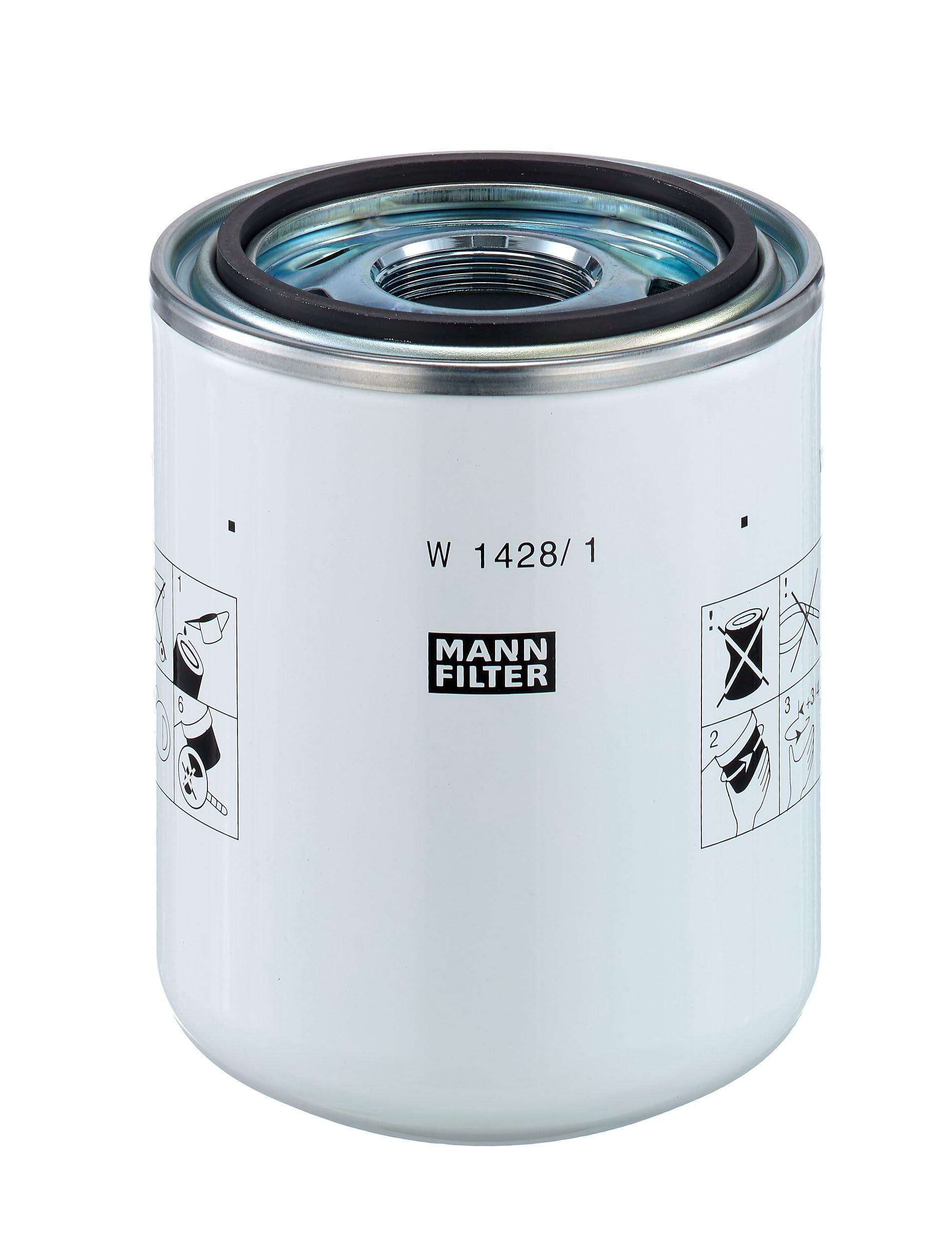 MANN-FILTER W 1428/1 Filtro de aceite Hidráulico - para Aplicaciones fuera de autopista