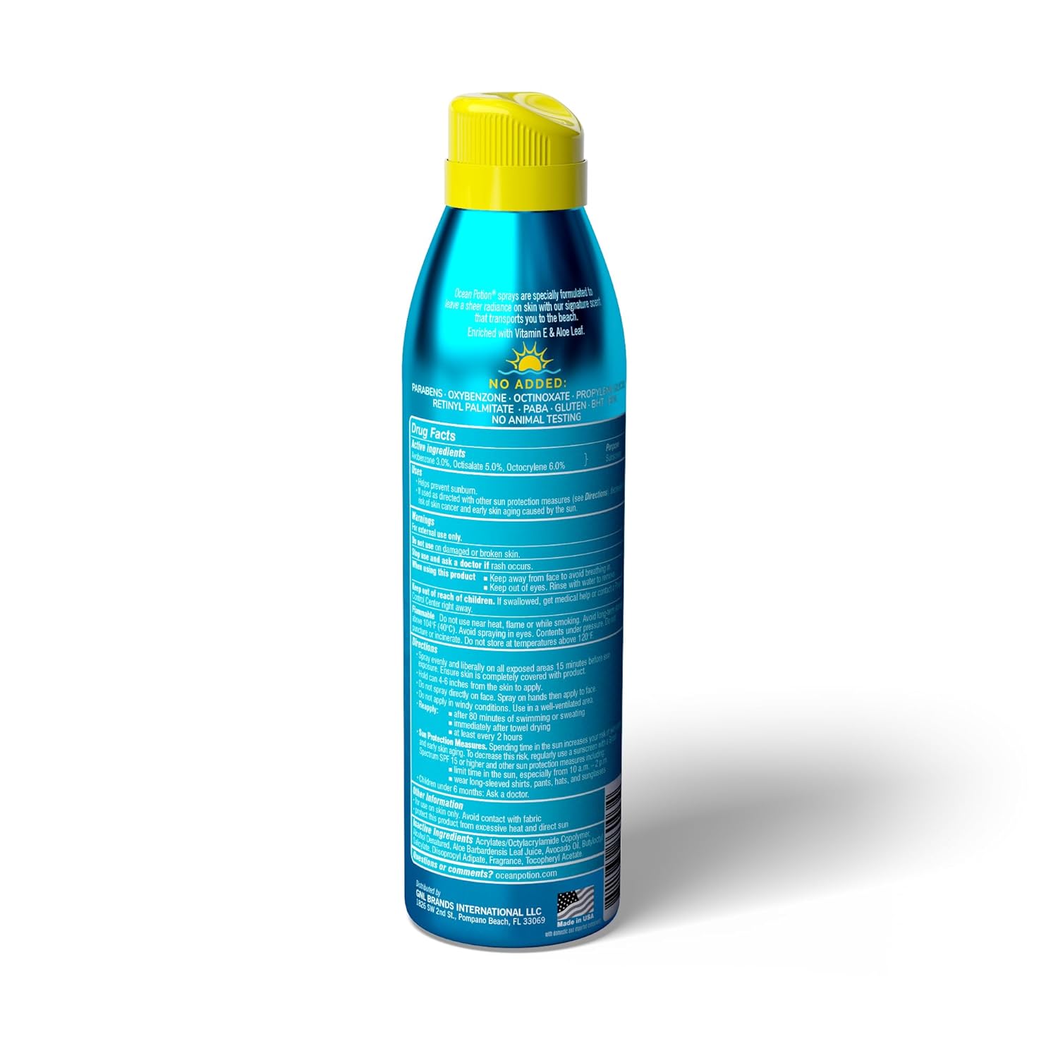 Ocean Potion Sunscreen Body Spray SPF#30 5.5oz C-Spray (Pack of 2)