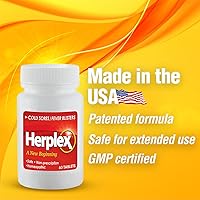 Vista 9 de Comprimidos Premium Herplex Ayuda contra brotes y úlceras bucales sin efectos secundarios Ayuda a aliviar y reducir rápidamente los síntomas