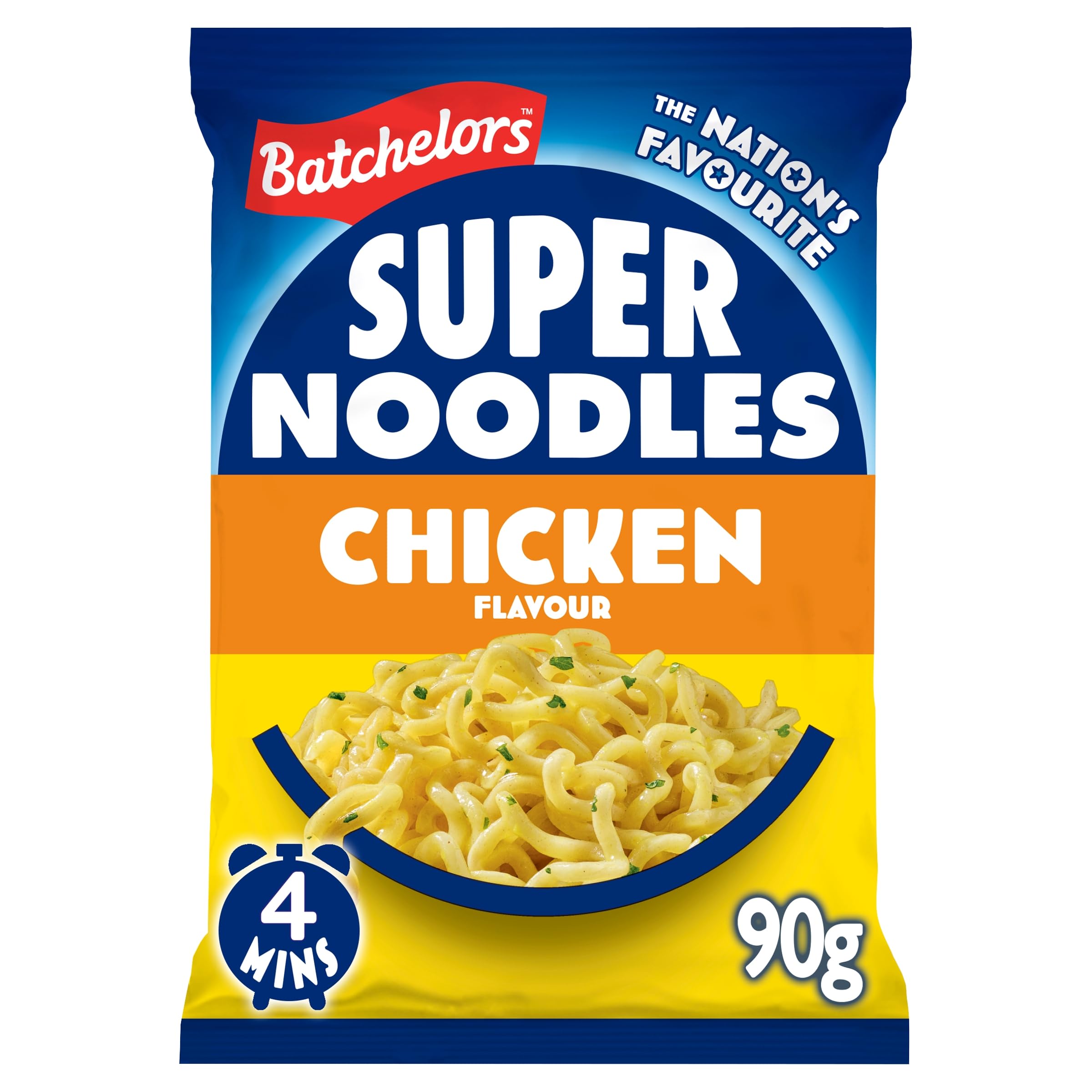 Batchelors Super Noodles Tasty Chicken Flavour, 90 g Pot