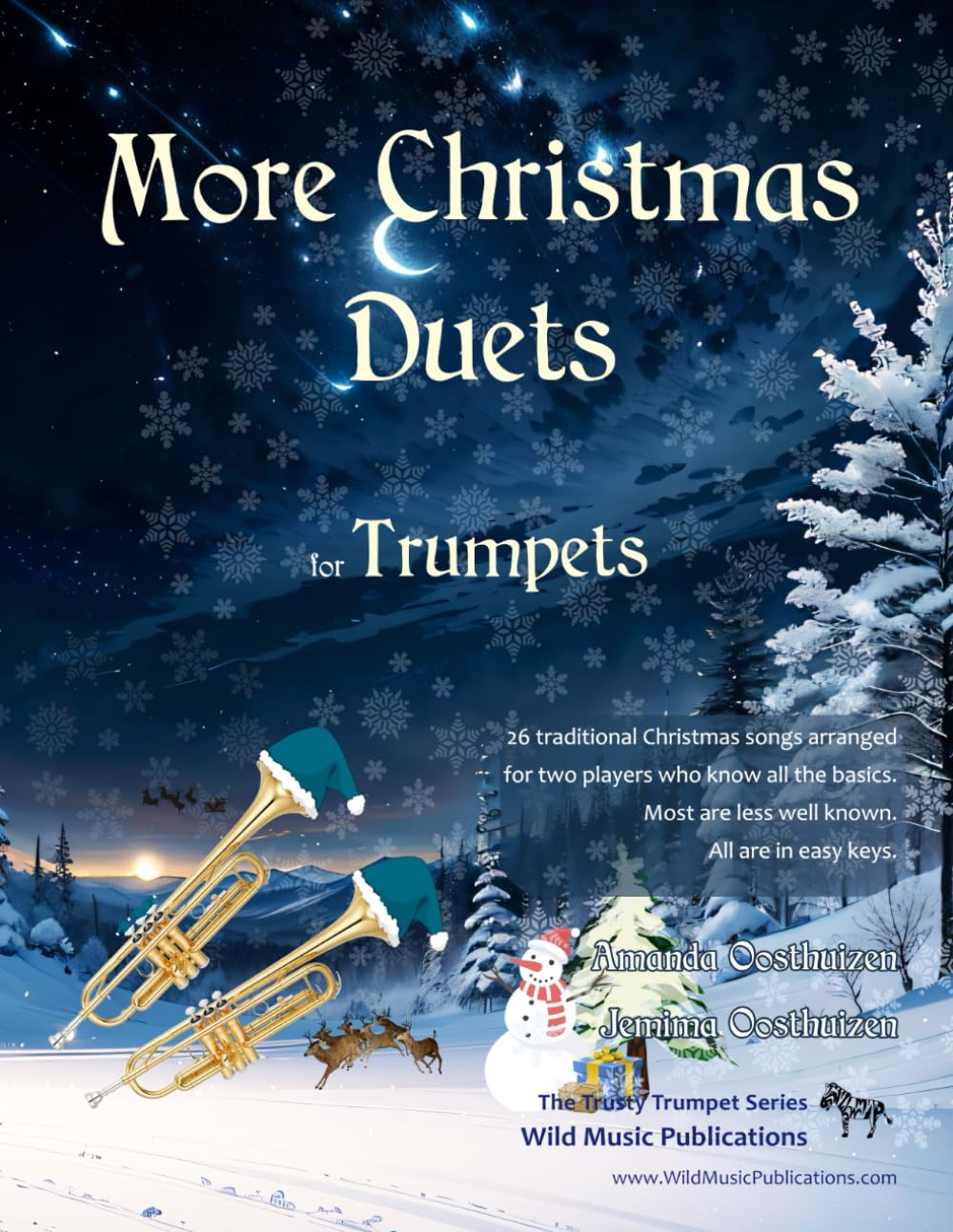 More Christmas Duets for Trumpets: 26 Christmas songs arranged especially for two equal players of Grades 1-3 standard. Most are less well known, all ... (Trumpet Duets for Intermediate Players)
