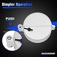 Vista 5 de Cubierta de Tapa de Combustible con Cierre para Camión Semirremolque Diésel de Zinc Compatible con Camiones Freightliner, Sterling y Western Star
