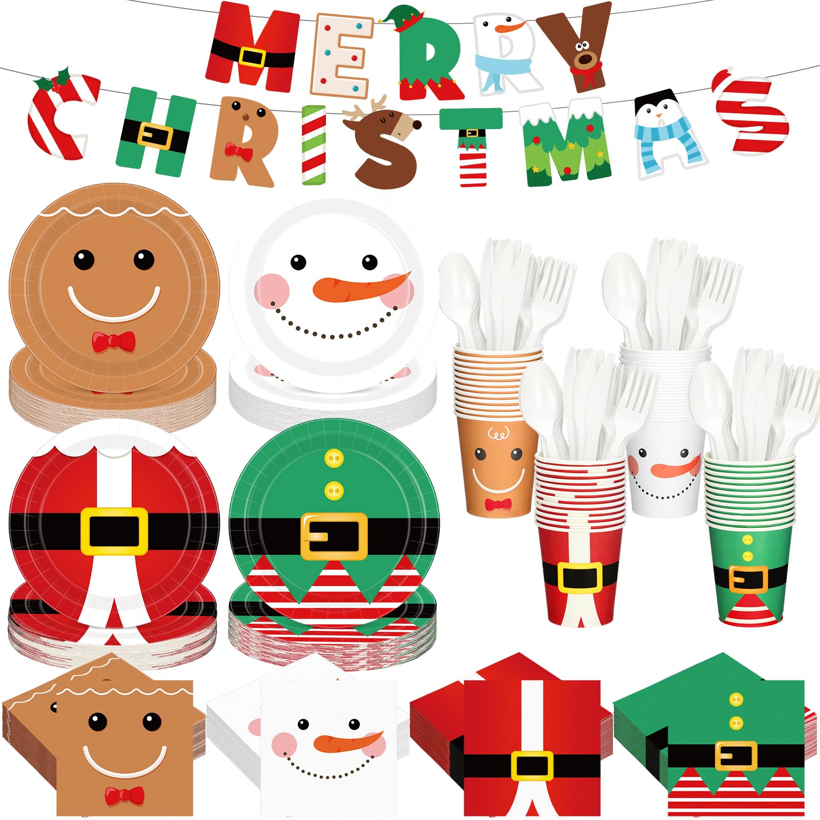Locker.Ink | Elevate Your Holiday Gatherings with These Christmas Tableware Tips Vesici 245-Piece Christmas Tableware Set