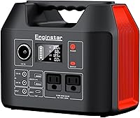 EnginStar R300 Portable Power Station 300W 296Wh 80000mAh Pure Sine Wave AC for Camping CPAP Emergency Backup