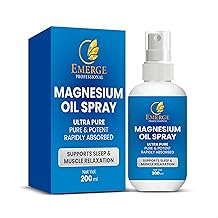 EMERGE Professional ​Pure Magnesium Oil Spray – Topical Magnesium Chloride for Muscle Recovery, Sleep Support & Stress Relief