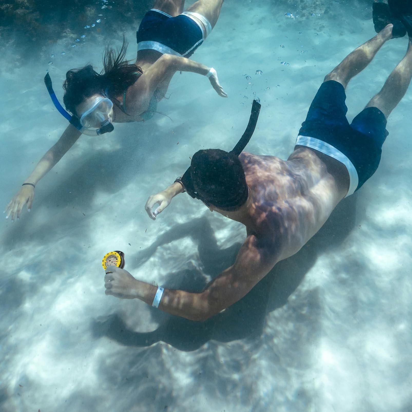 Scuba Diving Leuchtender Wasserdichter Mit Elastischem Band Für Präzise Navigation Beim Tauchen Camping Und Outdoor-aktivitäten