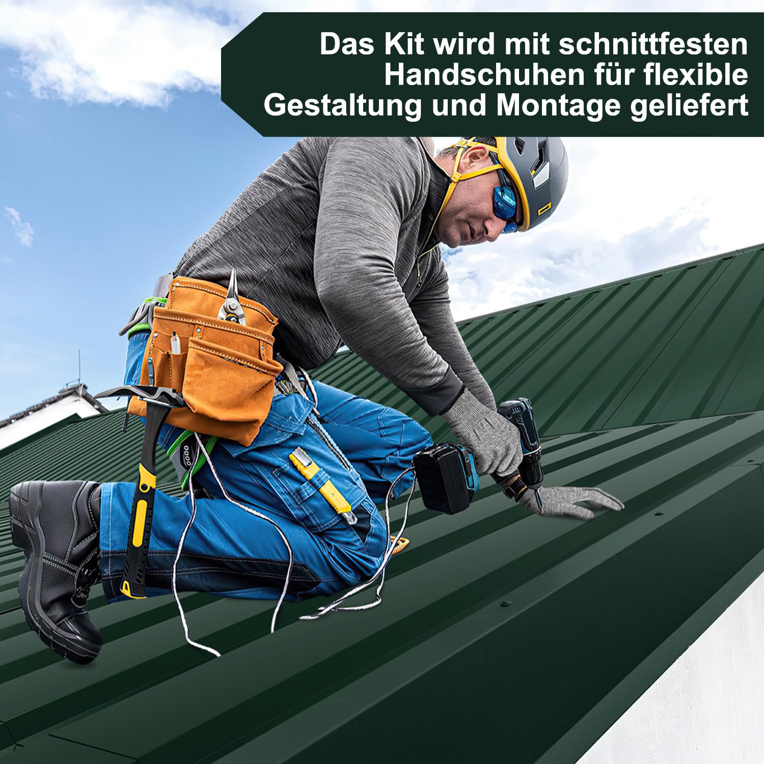 24x Lamiera Trapezoidale, Onduline Per Coperture Tettoie 115x45 cm - 12.42 m², Superficie Liscia, Lamiera Grecata 0,25 mm, Impermeabile Per Capannone Pareti Giardino, Verde