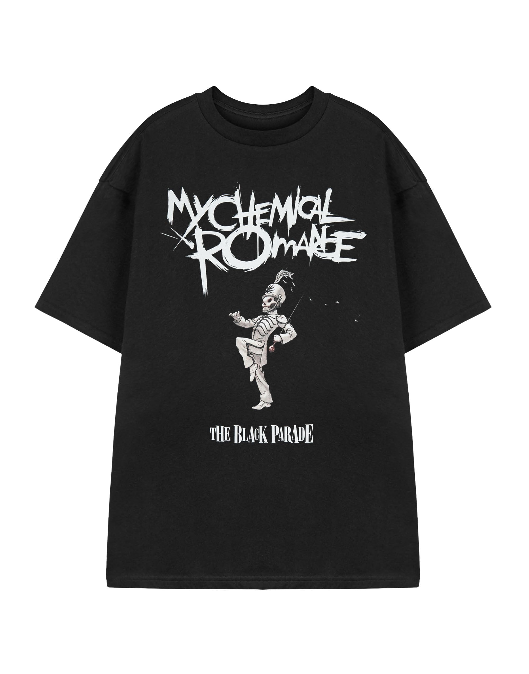 Vanilla Underground Unisex Black My Chemical Romance Marching Band Short Sleeved T-Shirt - Large