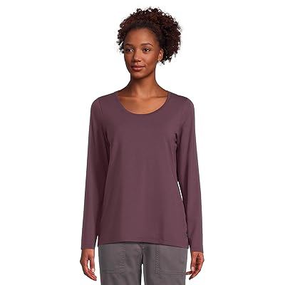 L.L.Bean Soft Stretch Supima T Shirts Scoop Neck Long Sleeve Women