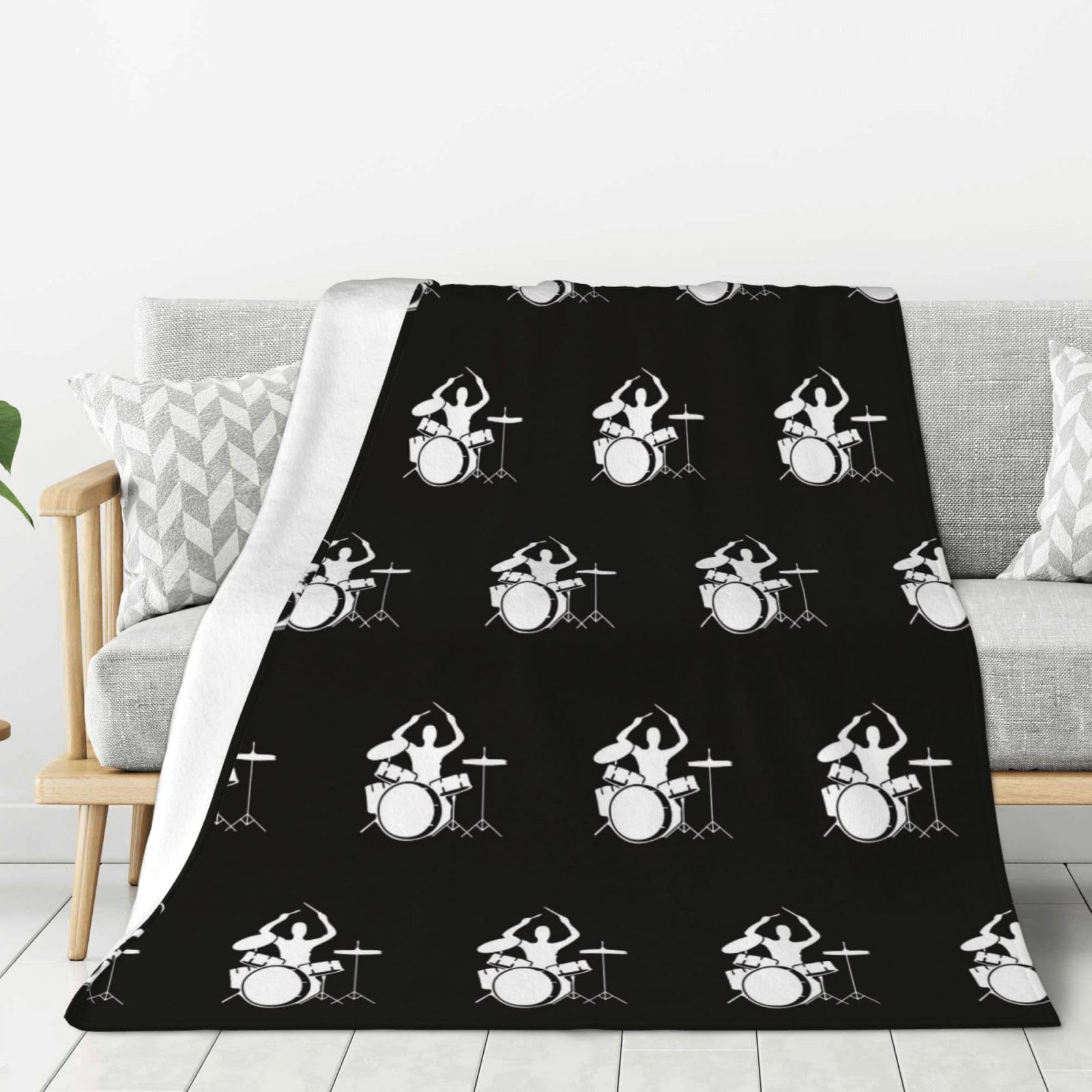 Couverture canapé flanelle microfibre pour éliminer le froid en toute saison