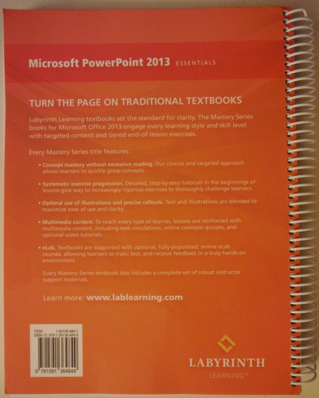 Microsoft PowerPoint 2013 Essentials (Mastery Series)