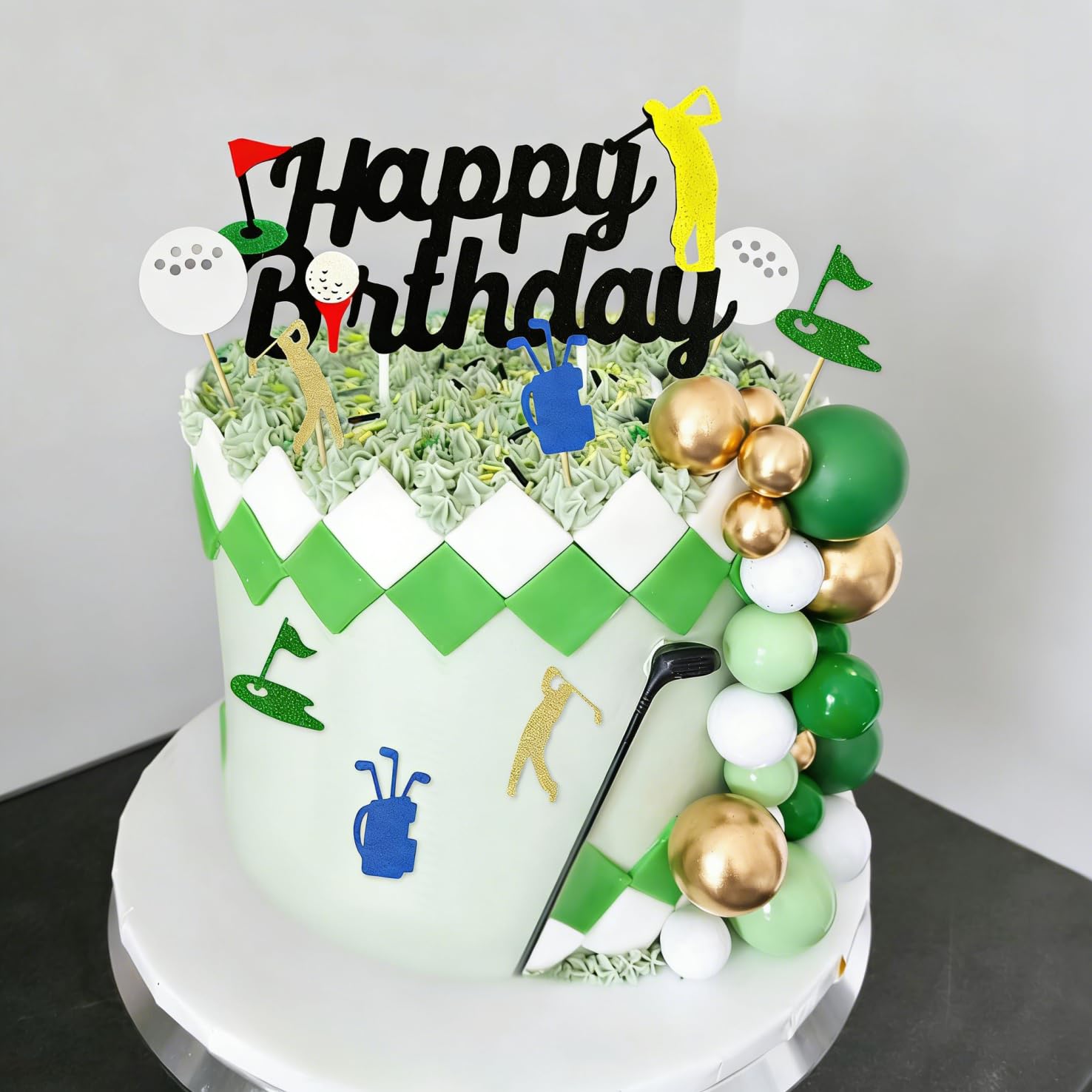 Golf Cake Decoration Heading for the Green Cake Topper Golf Themed Cake Decorations Golf Party Supplies Golf Party Favors Golf Birthday Decoration
