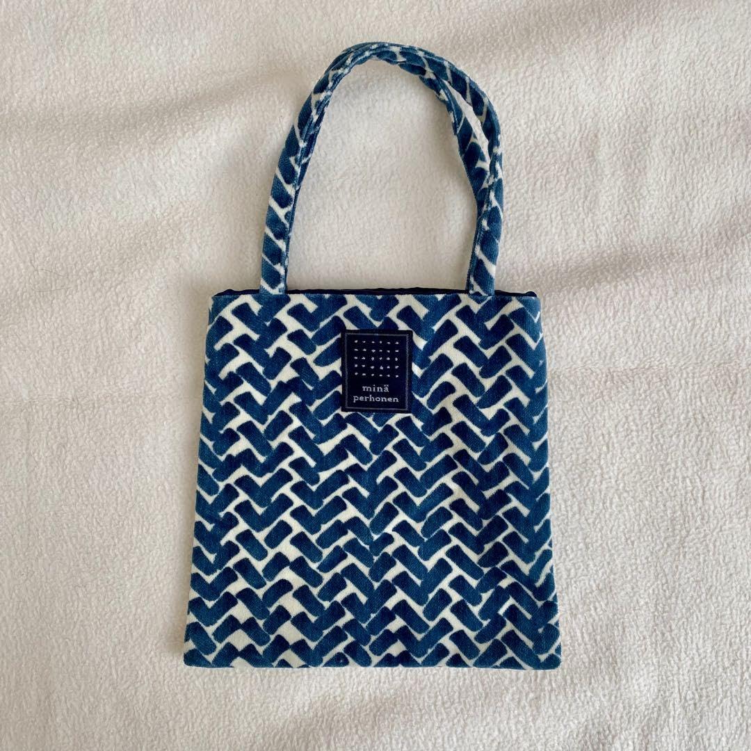 Amazon.co.jp: 新 ミナペルホネン ミニバッグ mina perhonen swan lake  