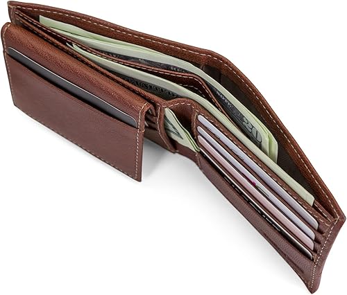 Miniatura 4 de Timberland Cartera de seguridad de cuero con bloqueo RFID para hombre