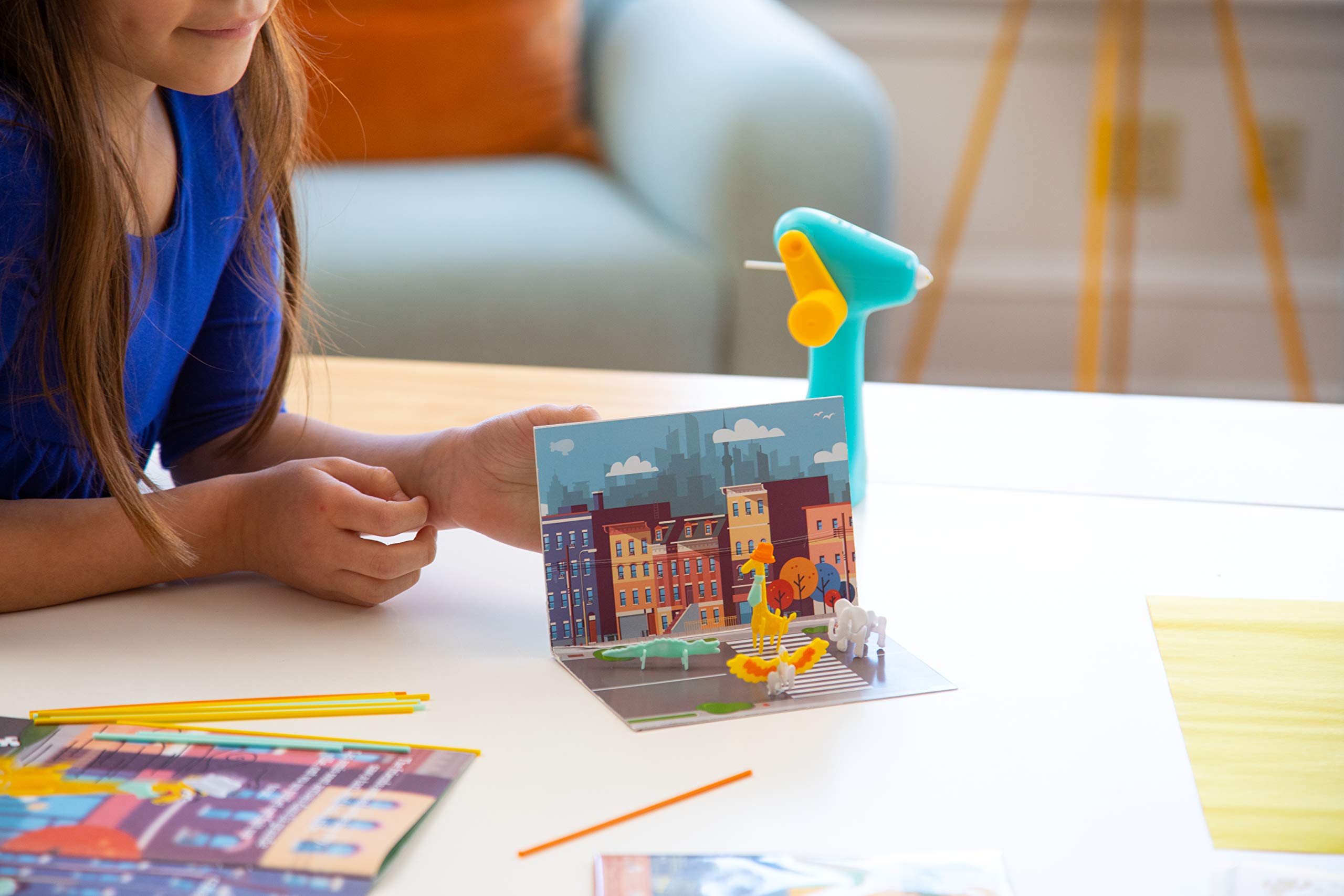 Outil de création 3D Build & Play pour Enfants de 4 Ans et Plus