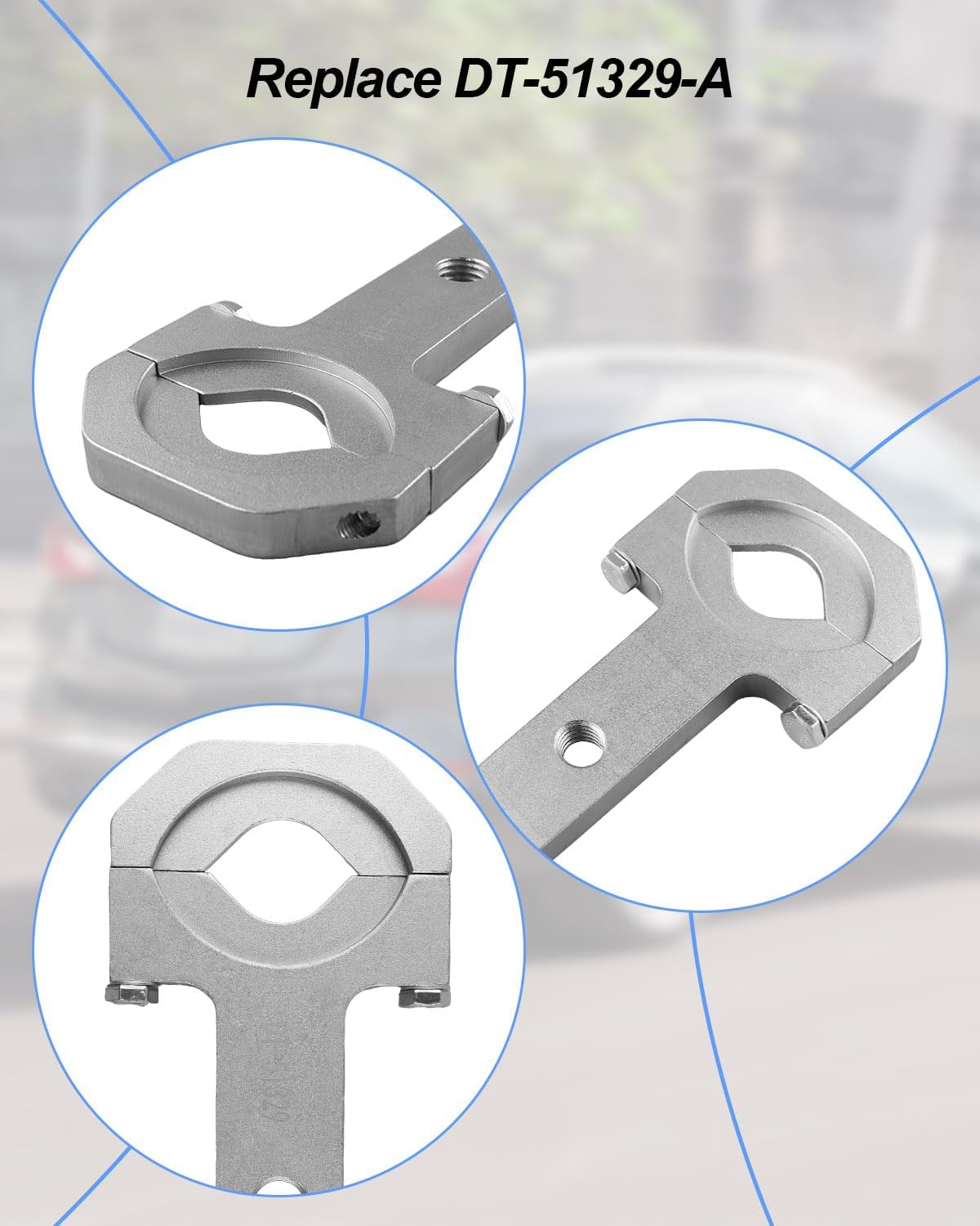 Driveshaft Removal Adapter Tool Fit for Chevrolet Equinox Traverse XT5 Acadia Buick Envision Replace DT-51329-A