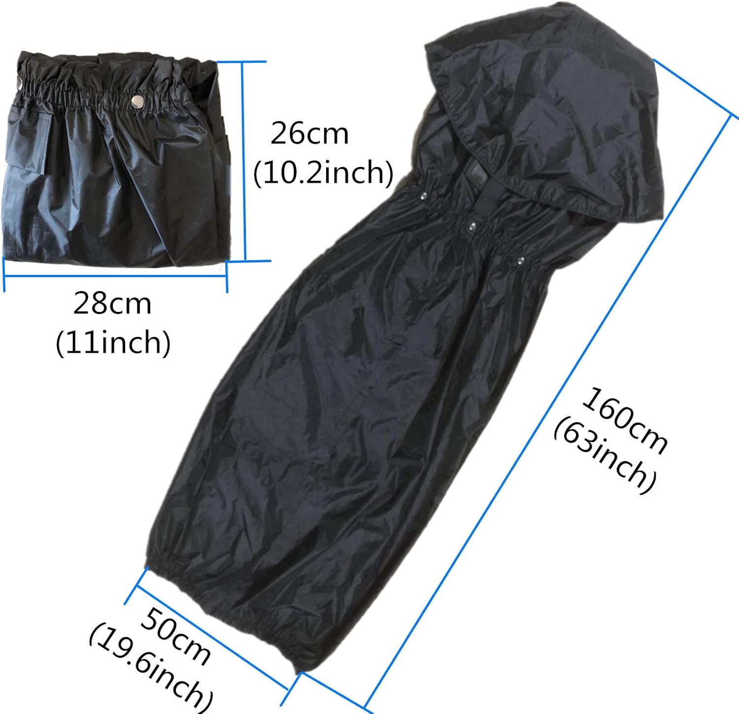 FINGER TEN Golf Bag Cover Rain Hood Large 20″ x 63″Waterproof Value