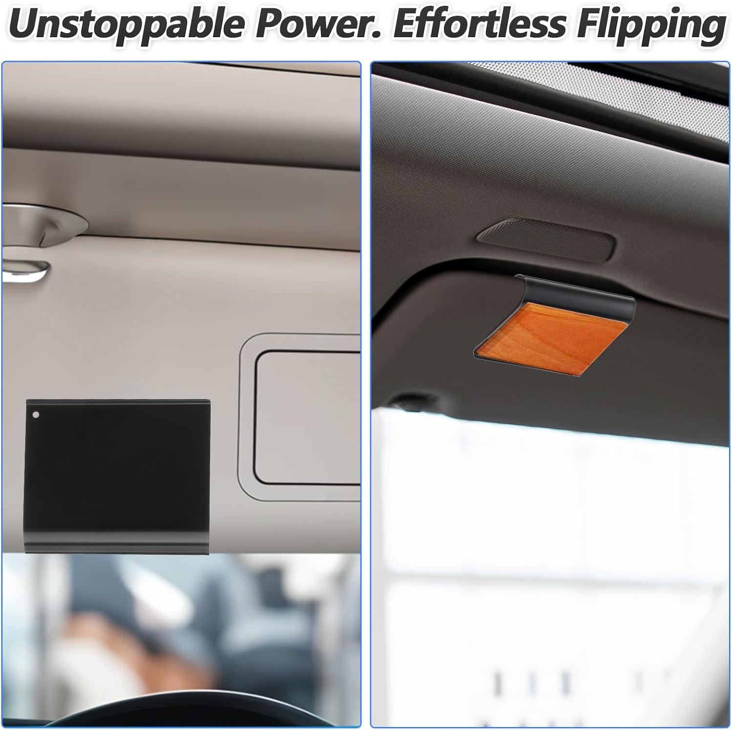 Car Air Freshener Visor Clip Compatible with Drift Car Air Freshener, Odor Eliminator Holder Cars Accessories, Cars Vehicle Scent Diffuser Sun Visor Metal Clips for Cabin, Truck & SUV (Clip Only)