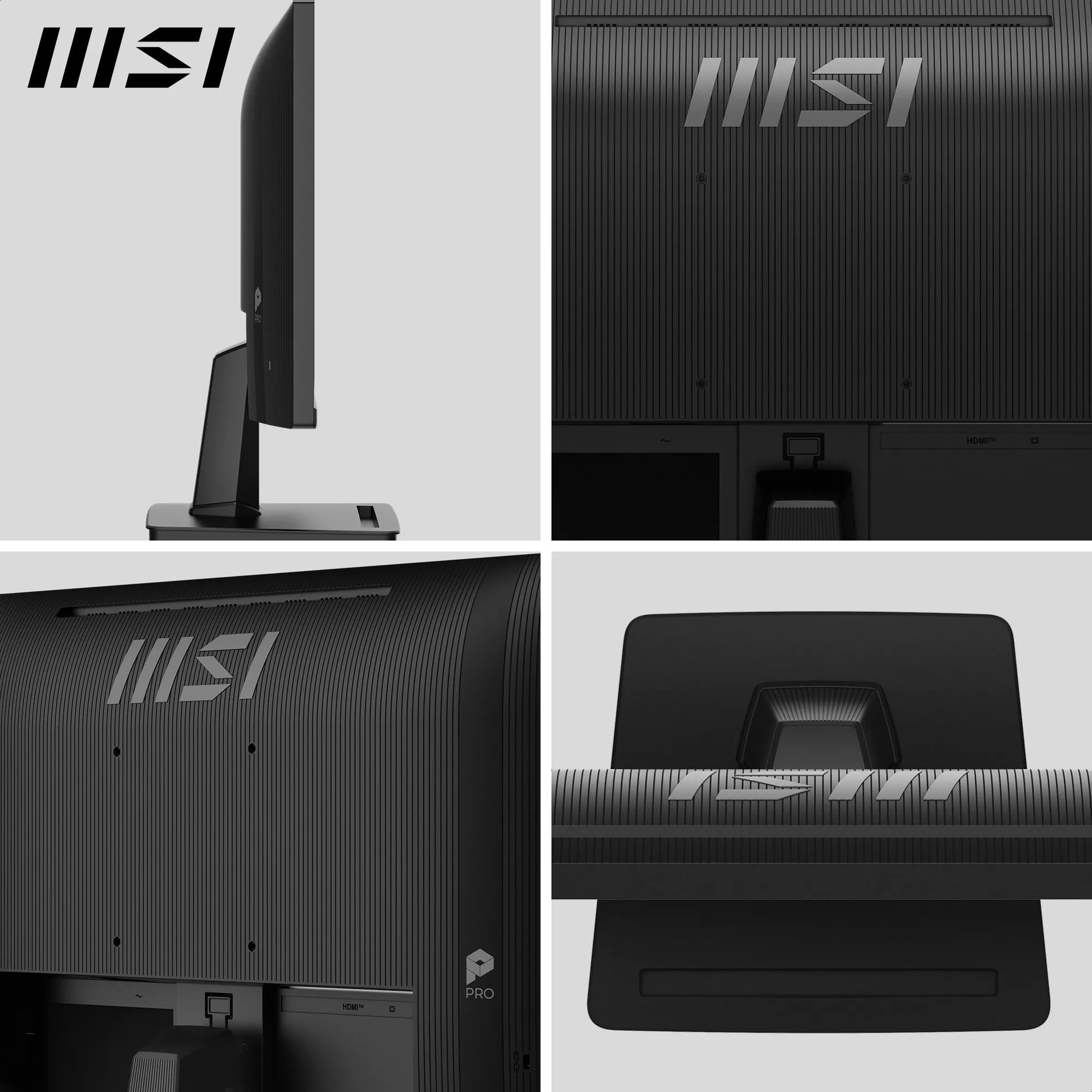 MSI PRO MP225 E12VL - Monitor per computer FHD da 22 pollici, 1920 x 1080 VA, 144 Hz, 1 ms, sincronizzazione adattativa, cura degli occhi, HDMI 1.4b, inclinazione regolabile, montaggio VESA, nero
