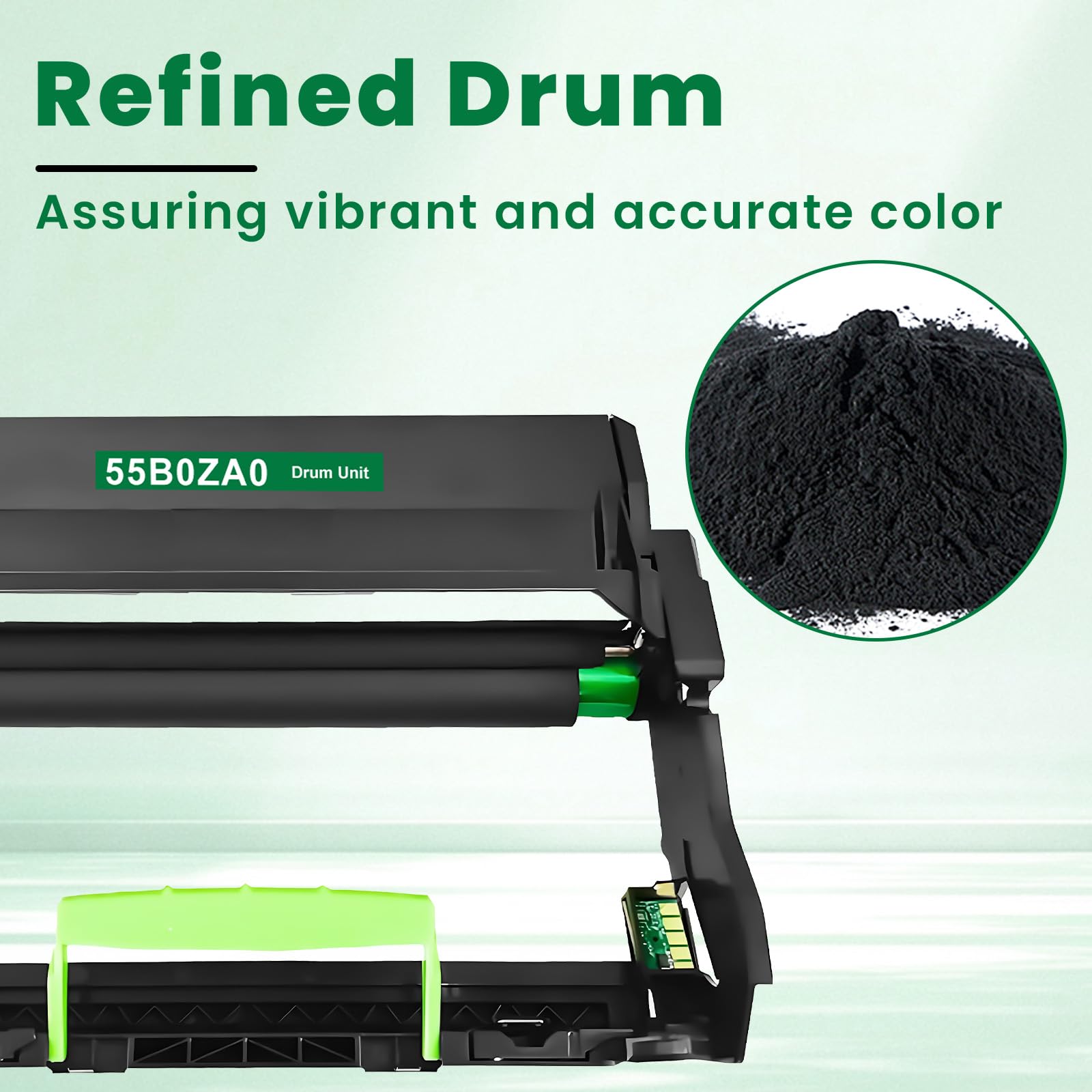 Amazon.com: 55B0ZA0 Imaging Unit High Yield Replacement for