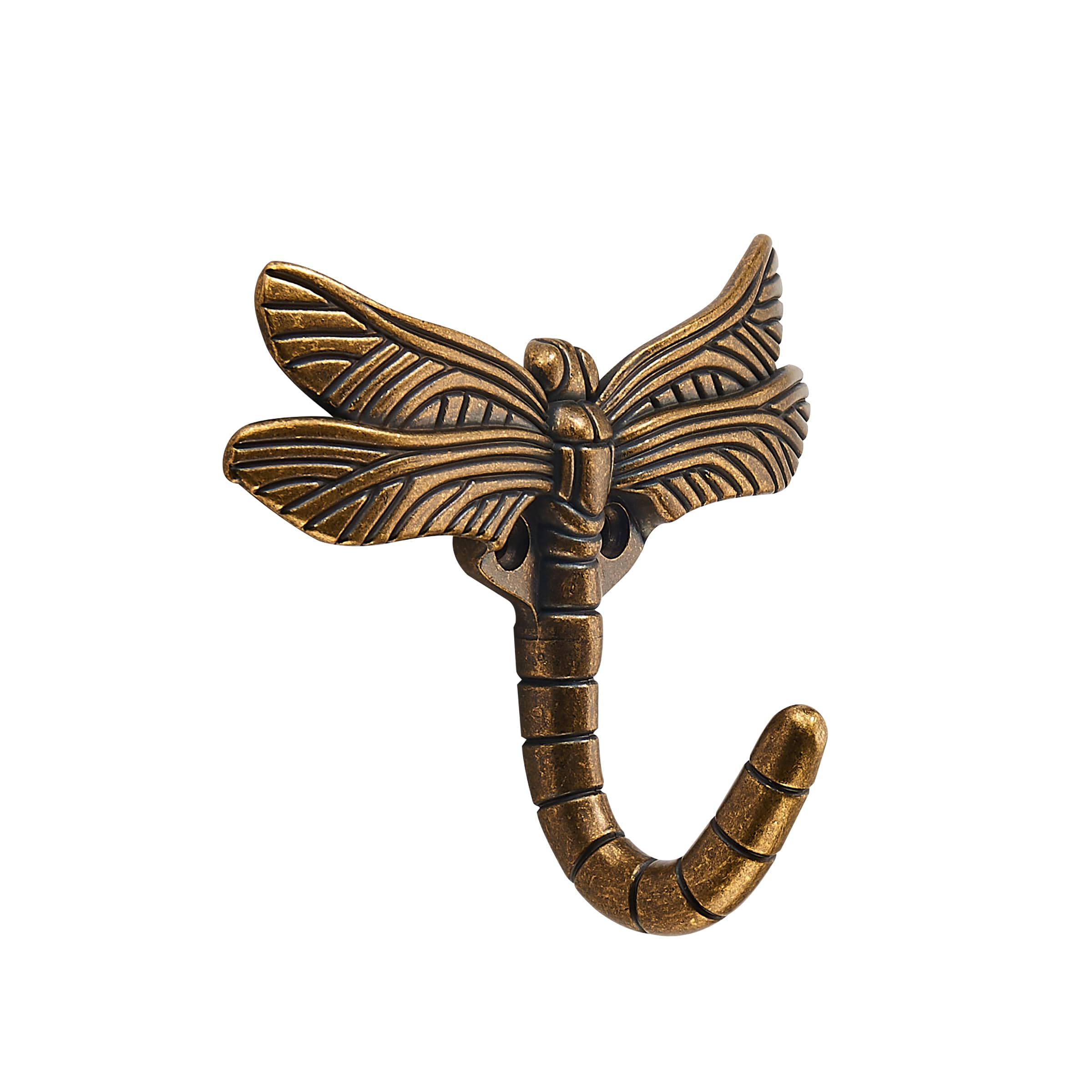 antique english brass coat robe hooks product photo