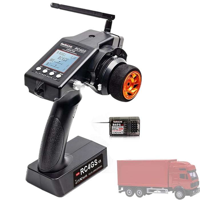 Buy Radiolink RC4GS V3 7 Channels,RC Transmitter and R6FG Gyro Receiver Voltage Telemetry, 30