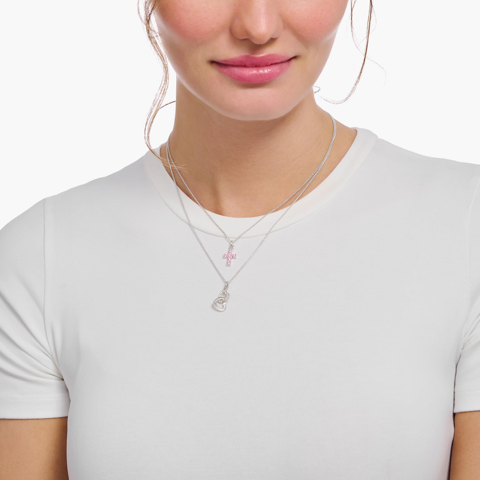 THOMAS SABO Damen-Kette 925er Silber Zirkonia 32028052