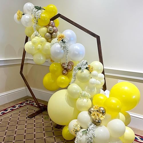 Vista 26 de Kit de arco de globos rosados, 140 globos color rosa metálico claro pastel y blanco con guirnalda de globos de confeti rosa para cumpleaños, bodas