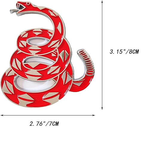 Miniatura 2 de OnlyYou.X Gadsden - Emblema de la bandera de Gadsden, calcomanía de serpiente de cascabel, compatible con camioneta universal y automóvil, color