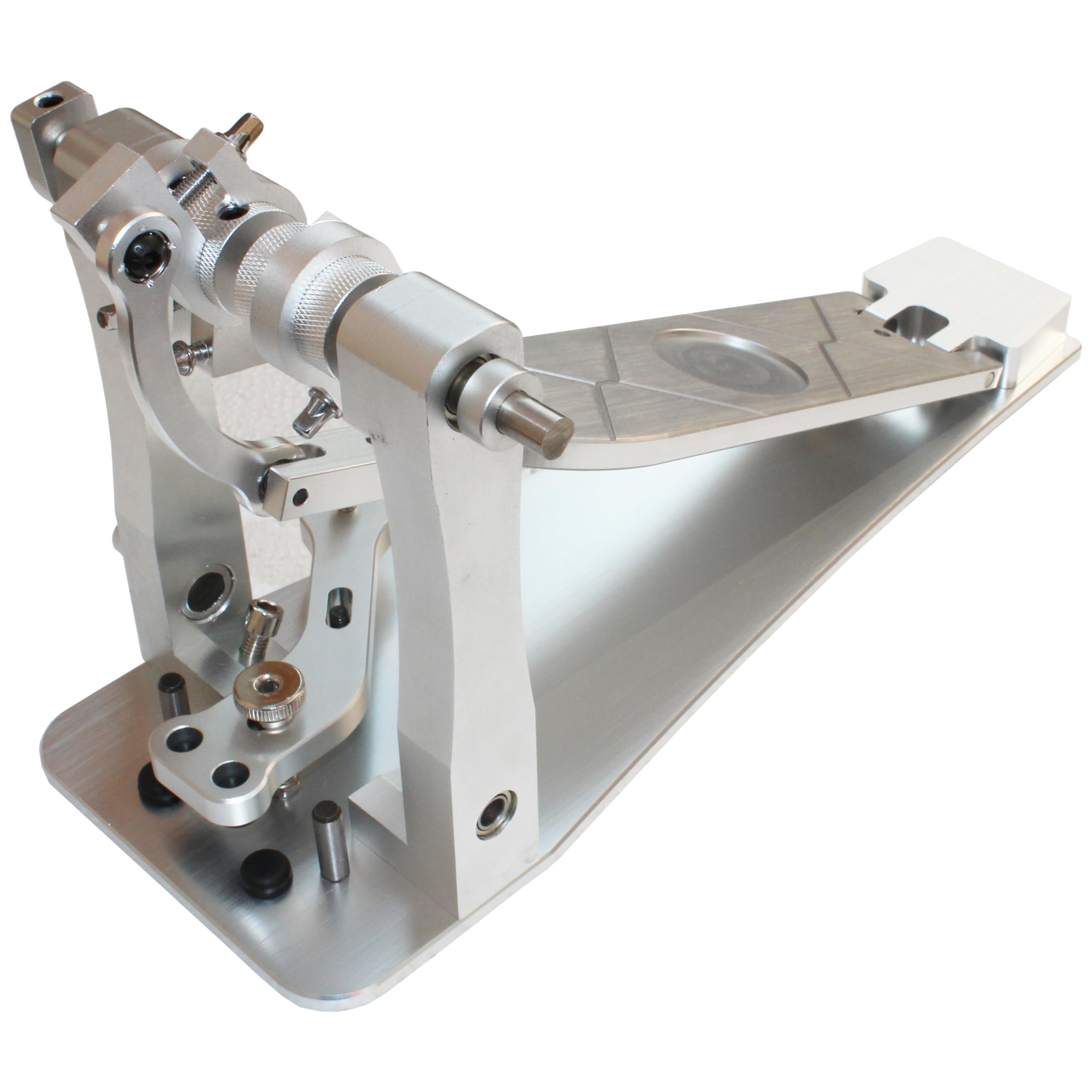 Doppel-Bass-Drum-Pedale, Direktantrieb, hochwertige Aluminiumlegierung, vereinfachte Version inklusive Hammer