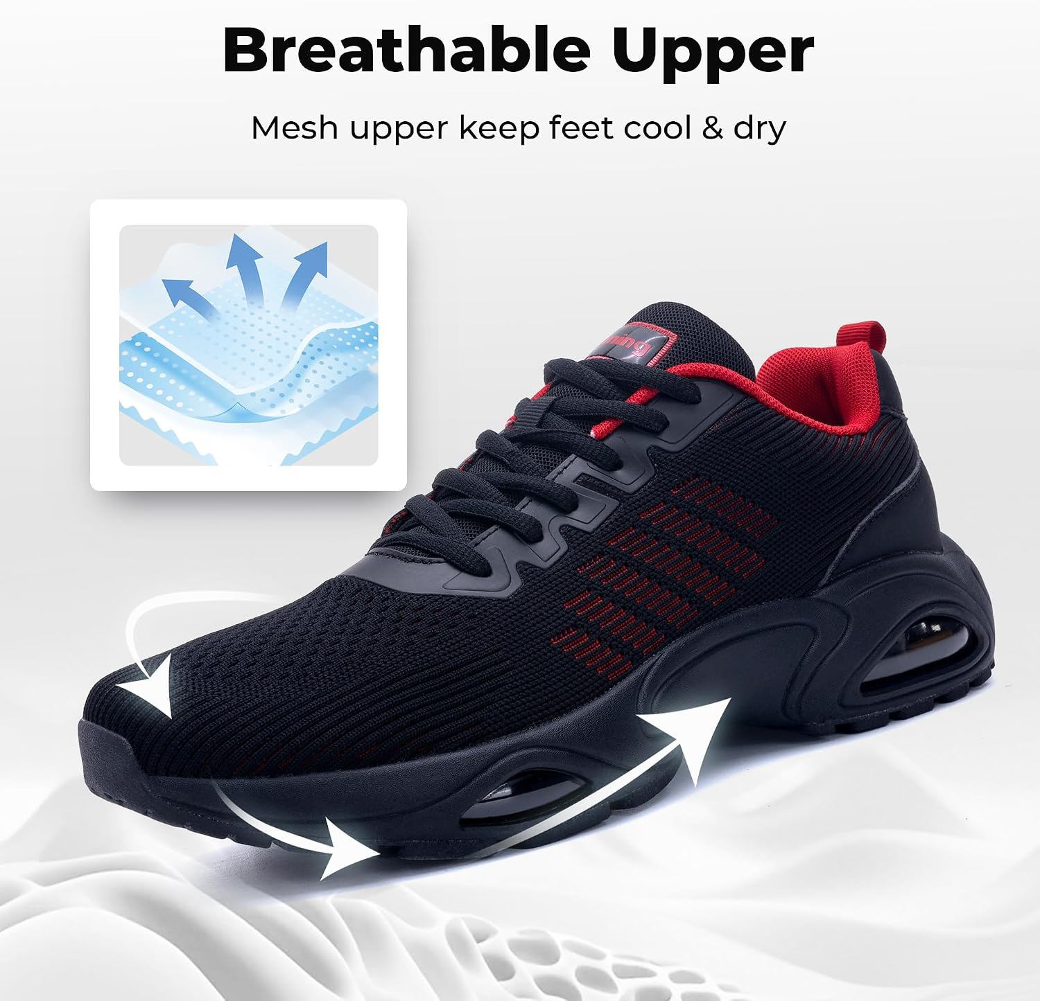 Mens Athletic Running Shoes Tennis Walking Sports Sneaker Breathable Sneakers for Gym Jogging Workout US 7-13