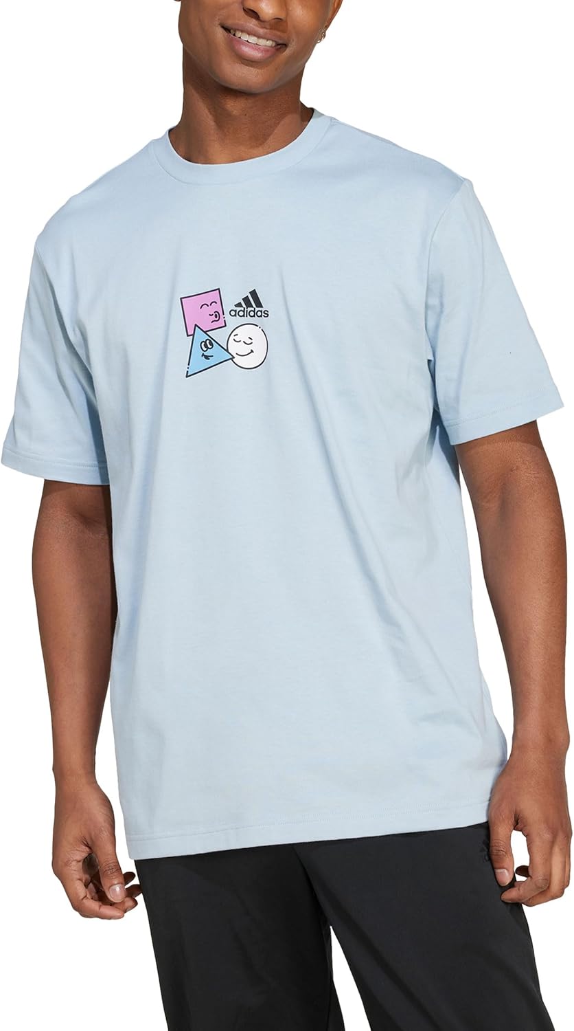 adidas Positivity Shapes Graphic Tee Men's Short-Sleeved Graphic T-Shirt